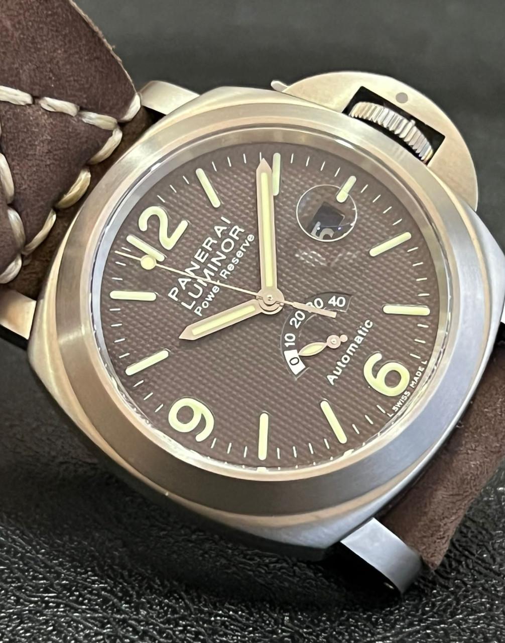 Luminor Power Reserve Titanium Brown Dial - PAM00057  
