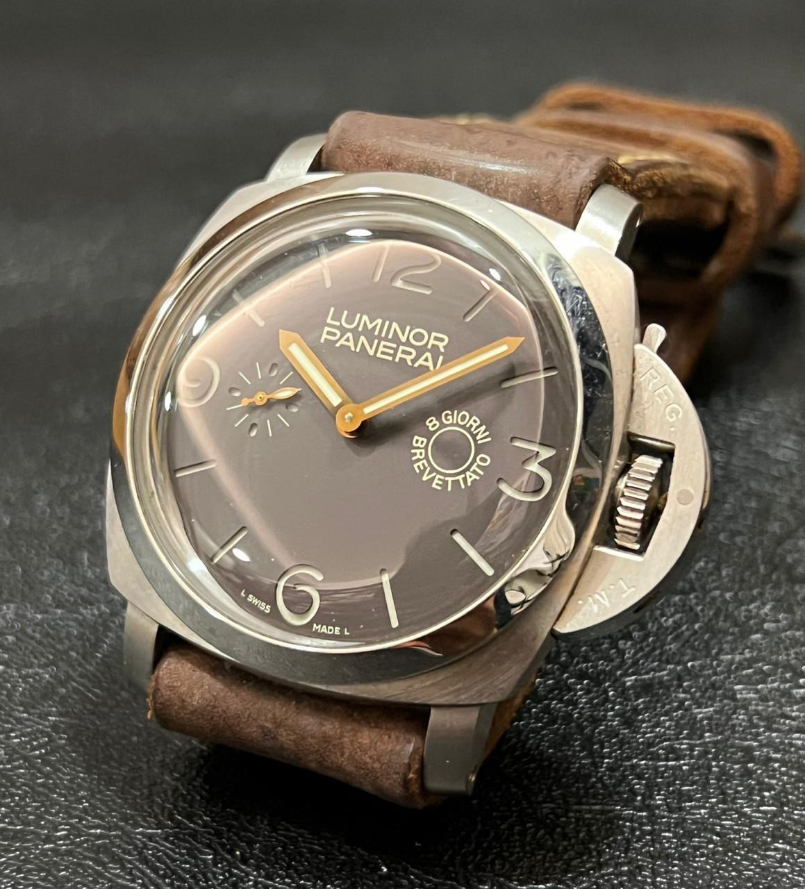 Luminor 1950 8 Days Steel Brown Dial Limited 150 Pcs. - PAM00203
