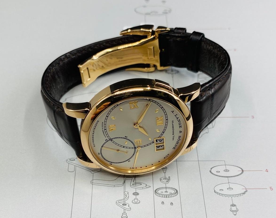 Grand Lange 1 Rose Gold Silver Dial - 115.032