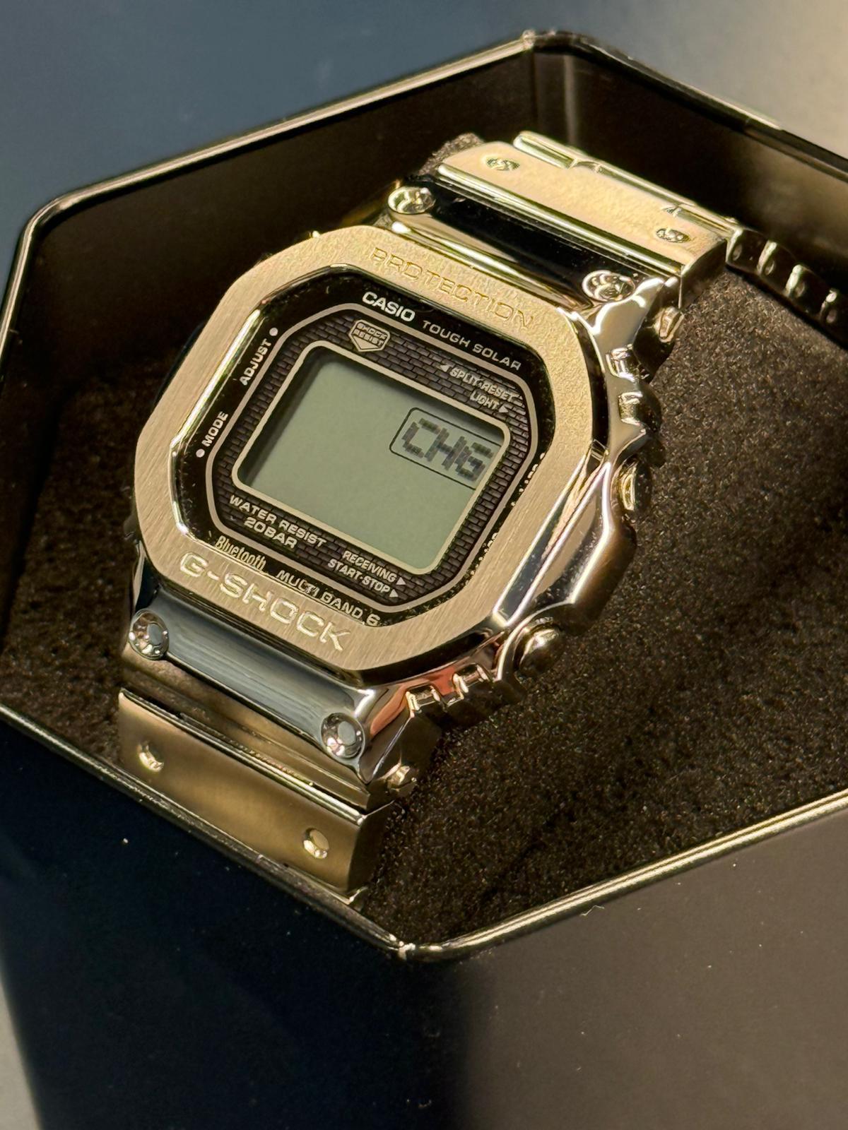 G-Shock Full Metal Tough Solar Bluetooth - GMW-B5000D-1ER 