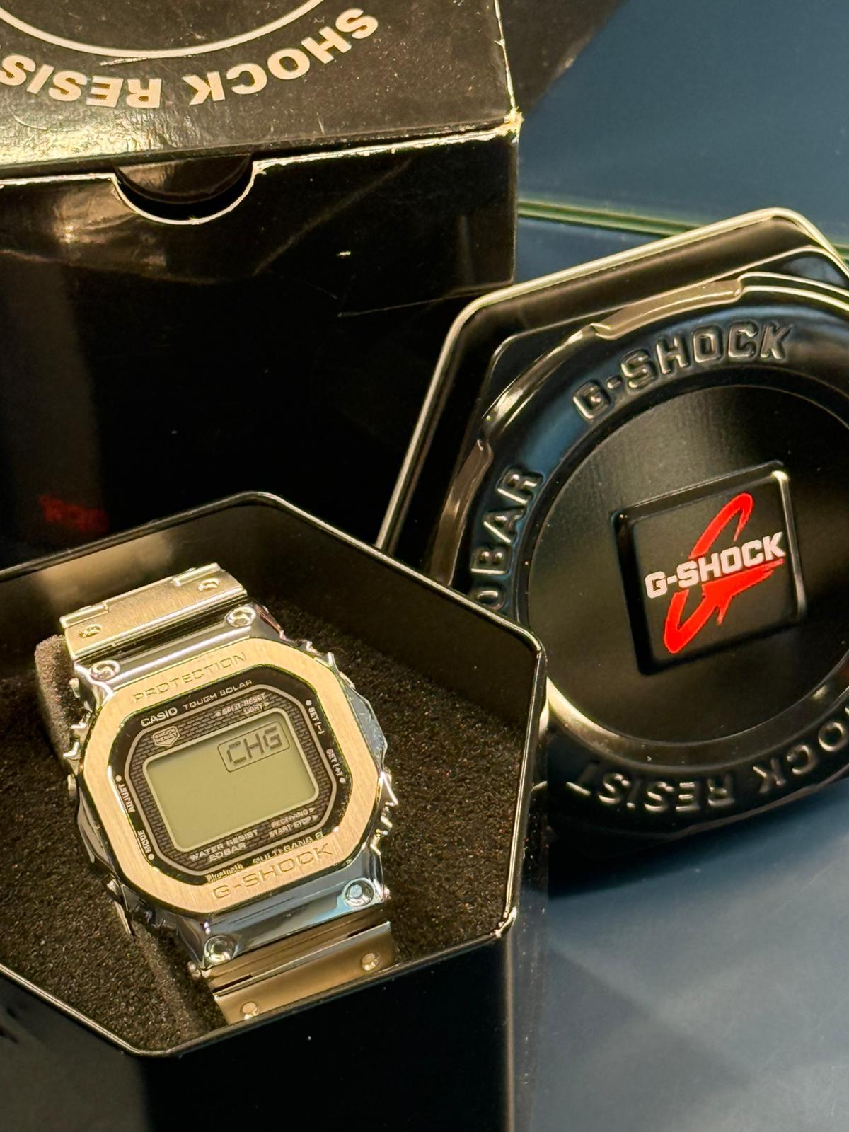 G-Shock Full Metal Tough Solar Bluetooth - GMW-B5000D-1ER 