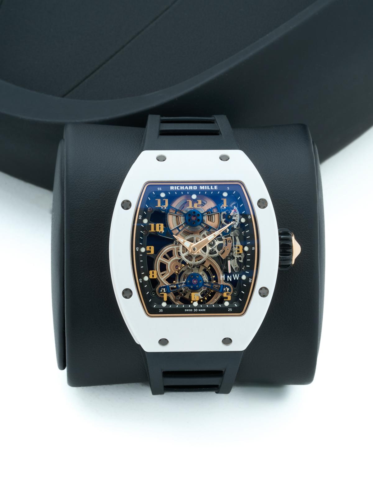 Manual Winding Tourbillon White Ceramic  - RM 17-02 