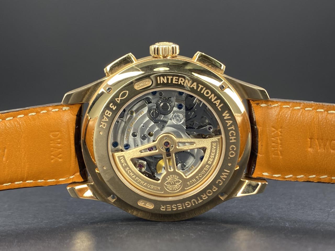 Portugieser Perpetual Calendar Digital Date-Month Edition "75th Anniversary" Rose Gold Silver Dial - IW397203 