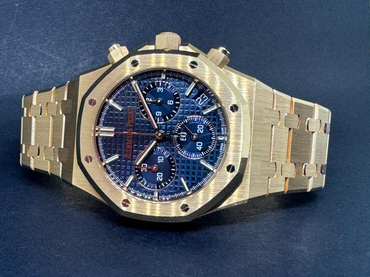 Royal Oak Chronograph "50th Anniversary" Blue Dial Rose Gold - 26240OR.OO.1320OR.01