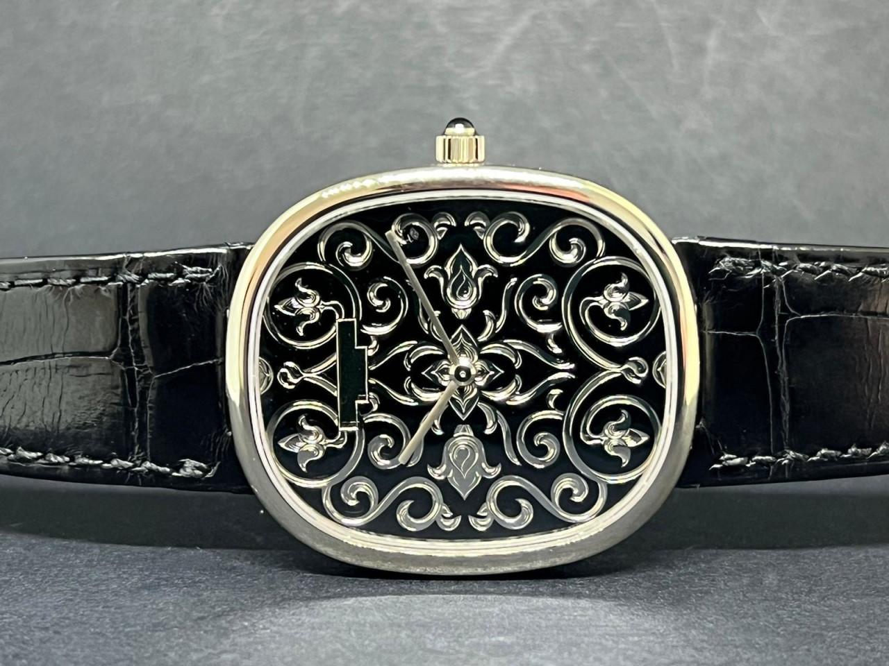 Golden Ellipse White Gold Hand-engraved Dial - 5738/51G-001
