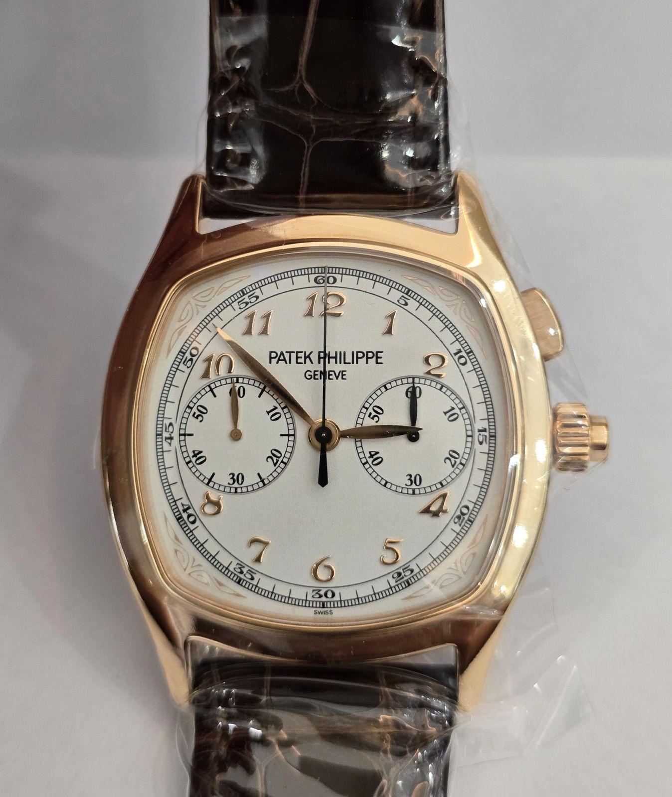 Grand Complications Split-Seconds Chronograph Rose Gold Silver Dial - 5950R-001