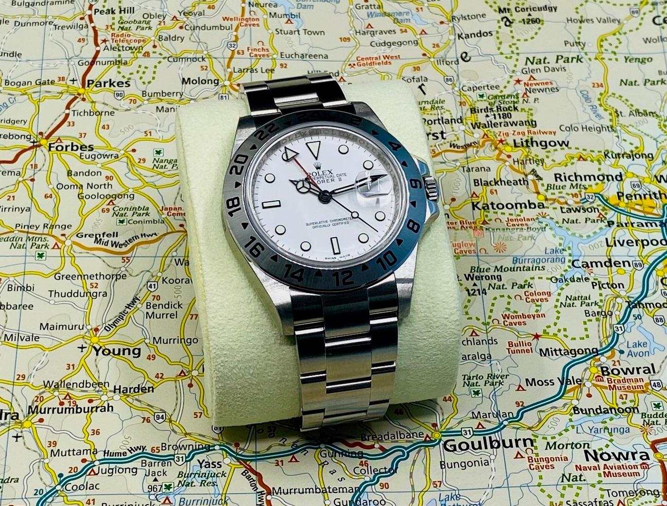 Oyster Perpetual Date Explorer II White Dial - 16570