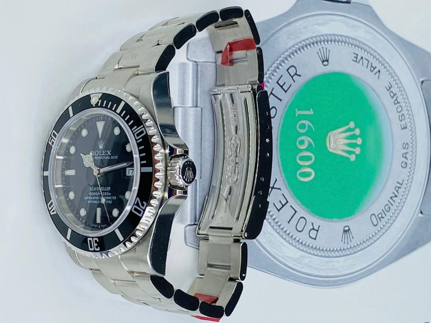 Sea-Dweller 4000 Oyster Perpertual Steel Black Dial - 16600