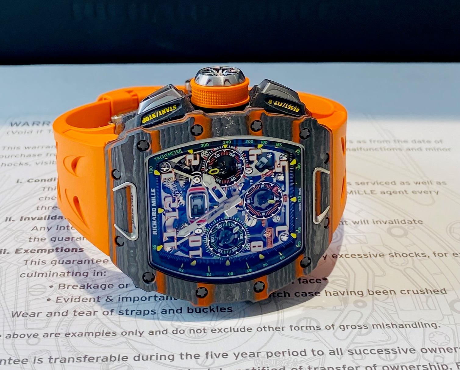 Flyback Chronograph McLaren Limited Edition 500 Pcs. - RM11-03