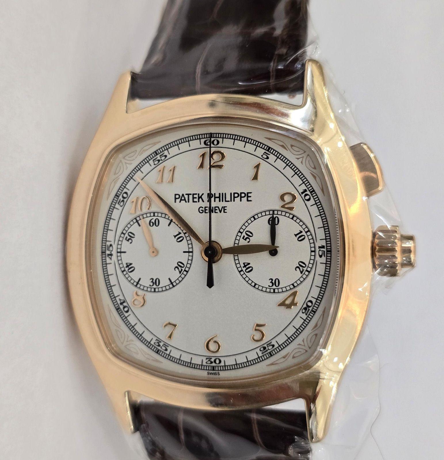 Grand Complications Split-Seconds Chronograph Rose Gold Silver Dial - 5950R-001