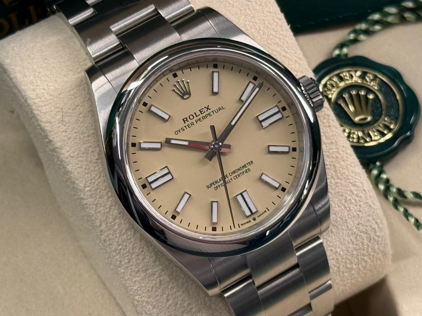 Oyster Perpetual Stainless Steel Beige Dial - 134300