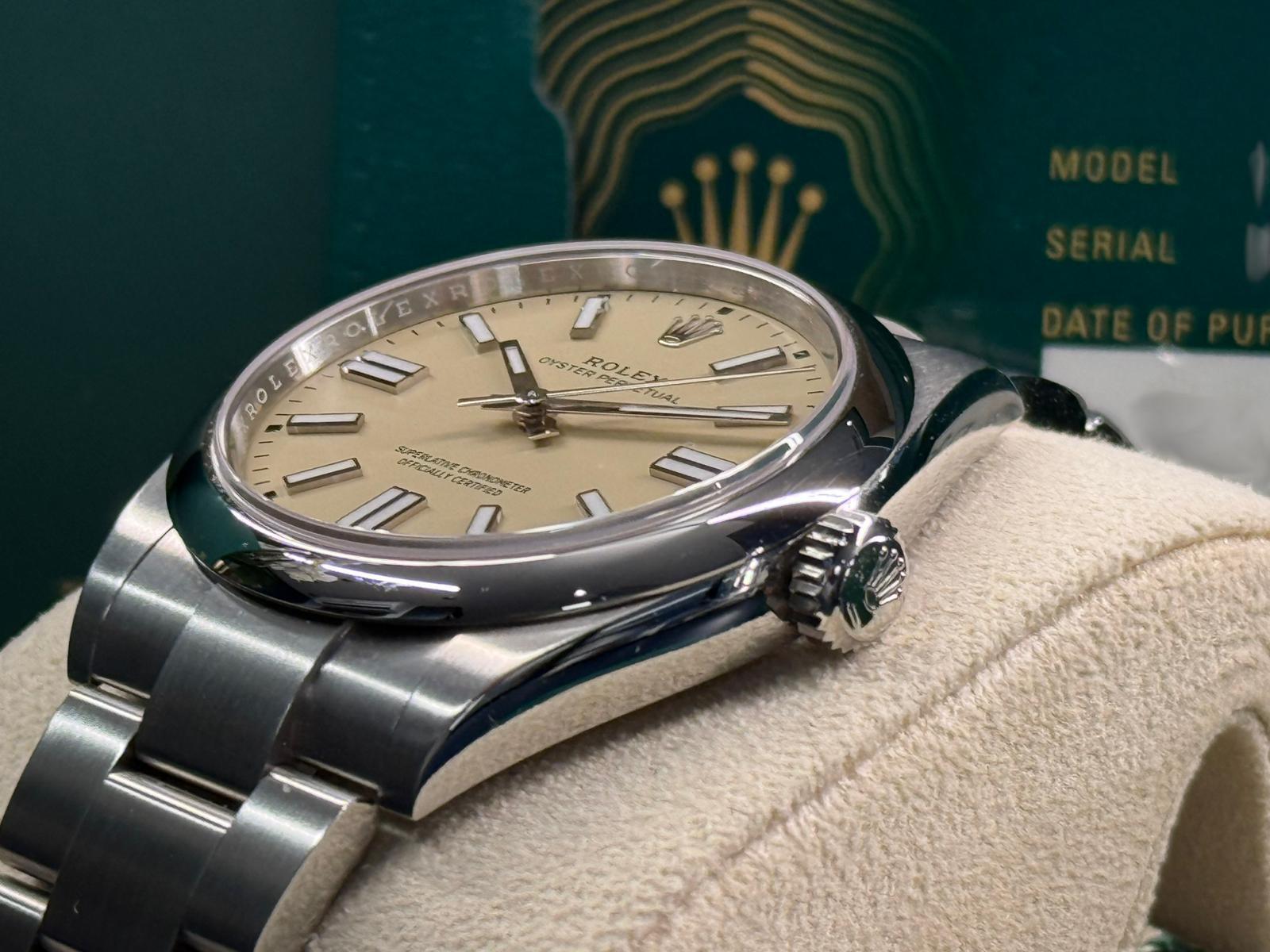 Oyster Perpetual Stainless Steel Beige Dial - 134300