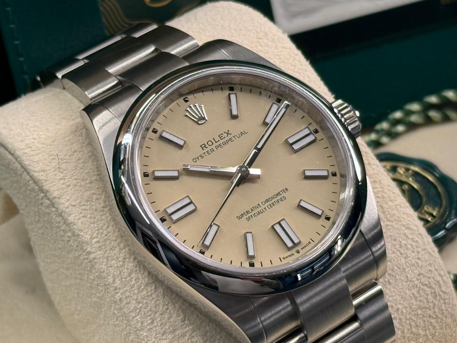 Oyster Perpetual Stainless Steel Beige Dial - 134300