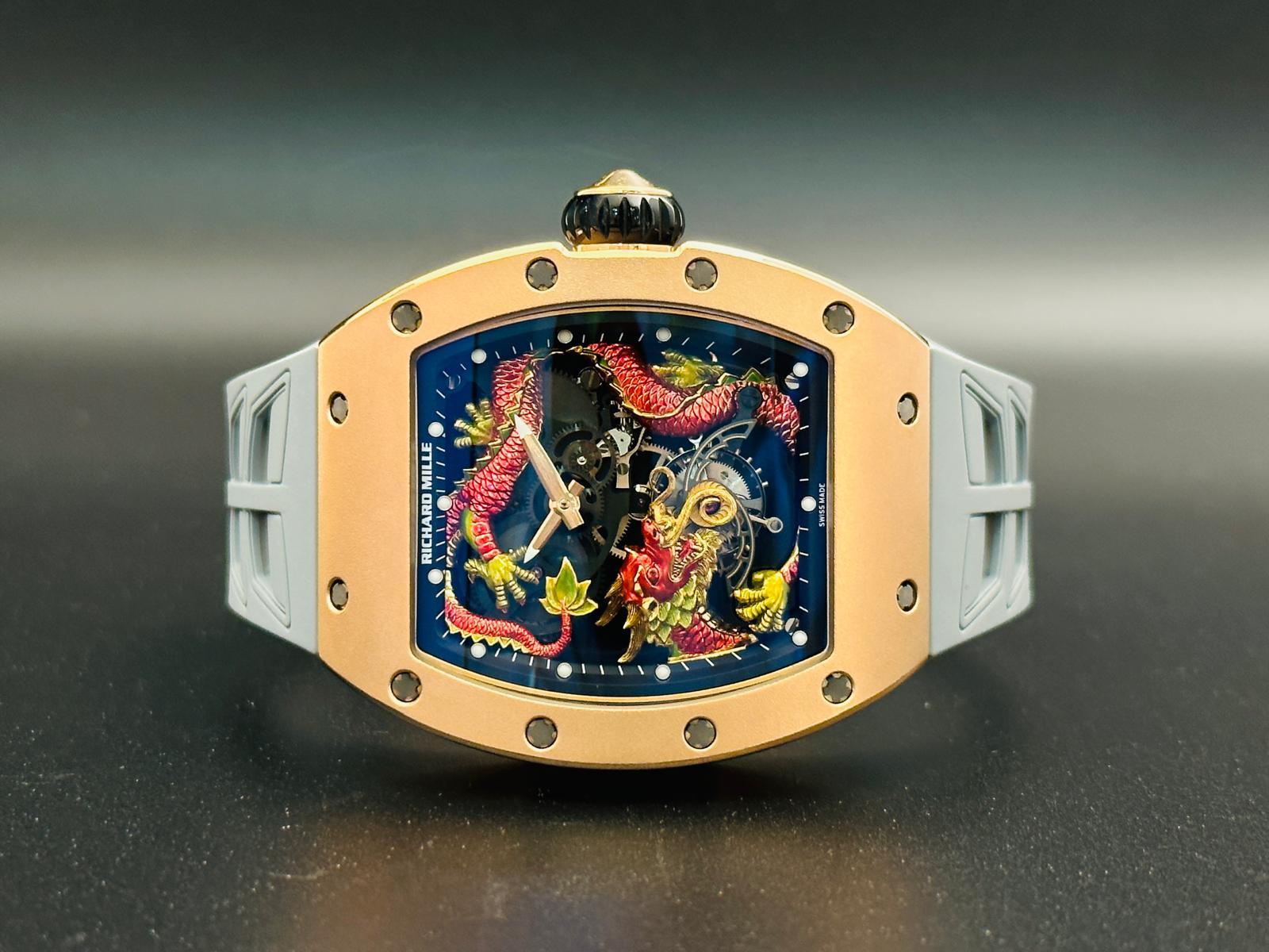 Tourbillon Dragon Jackie Chan Rose Gold "Piece Unique"  - RM 057 AM RG