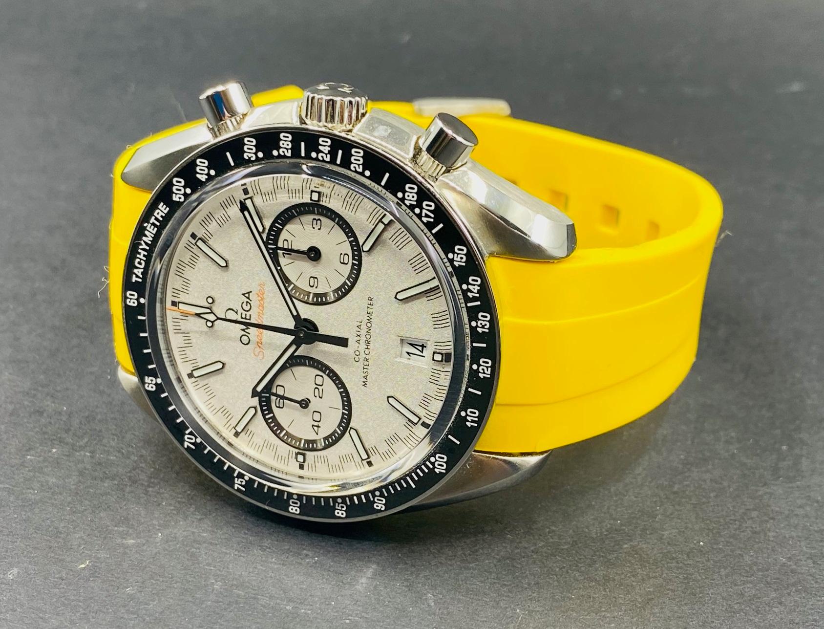 Speedmaster Racing Master Co-Axial Stainless Steel White Dial - 329.33.44.51.04.001