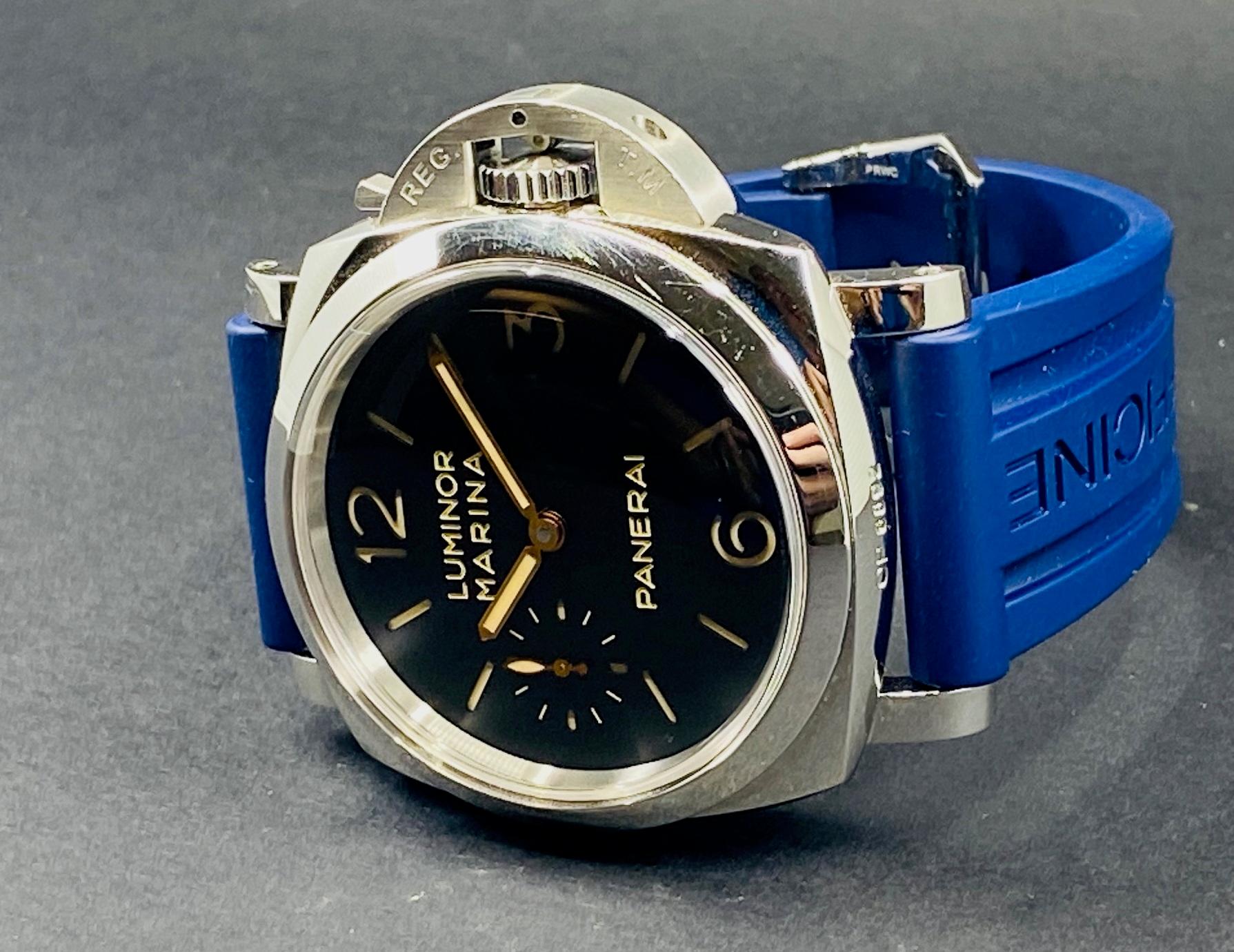 Luminor 1950 Marina 47 3 Days Stainless Steel Black Dial - PAM00422