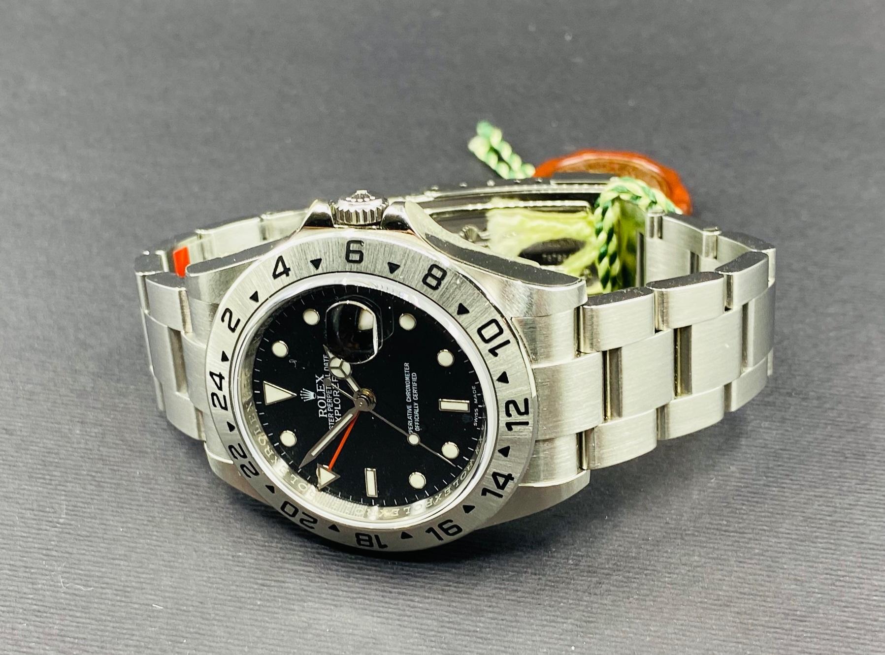 Oyster Perpetual Date Explorer II Black Dial - 16570