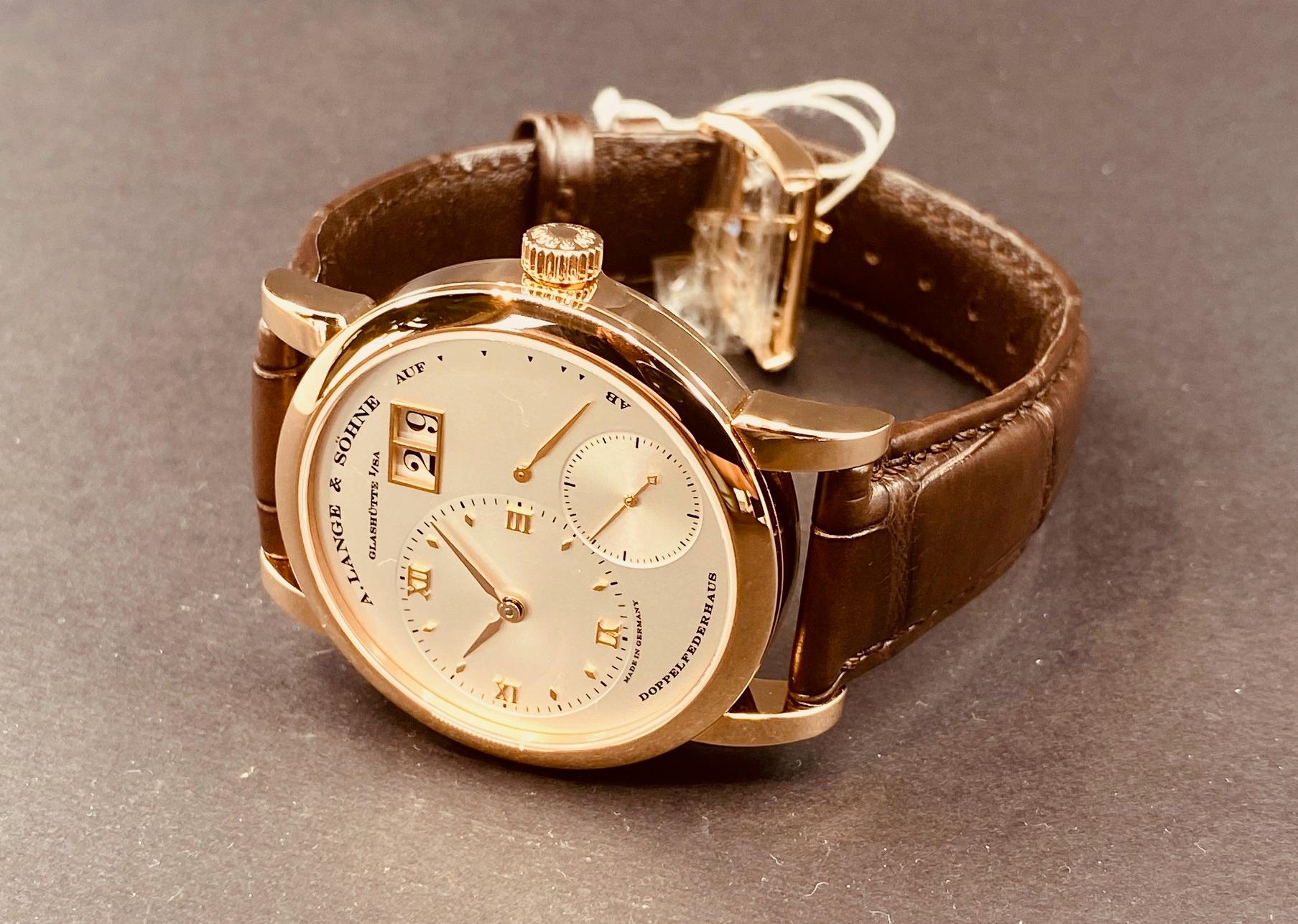 Lange 1 Pink Gold Silver Dial - 101.032
