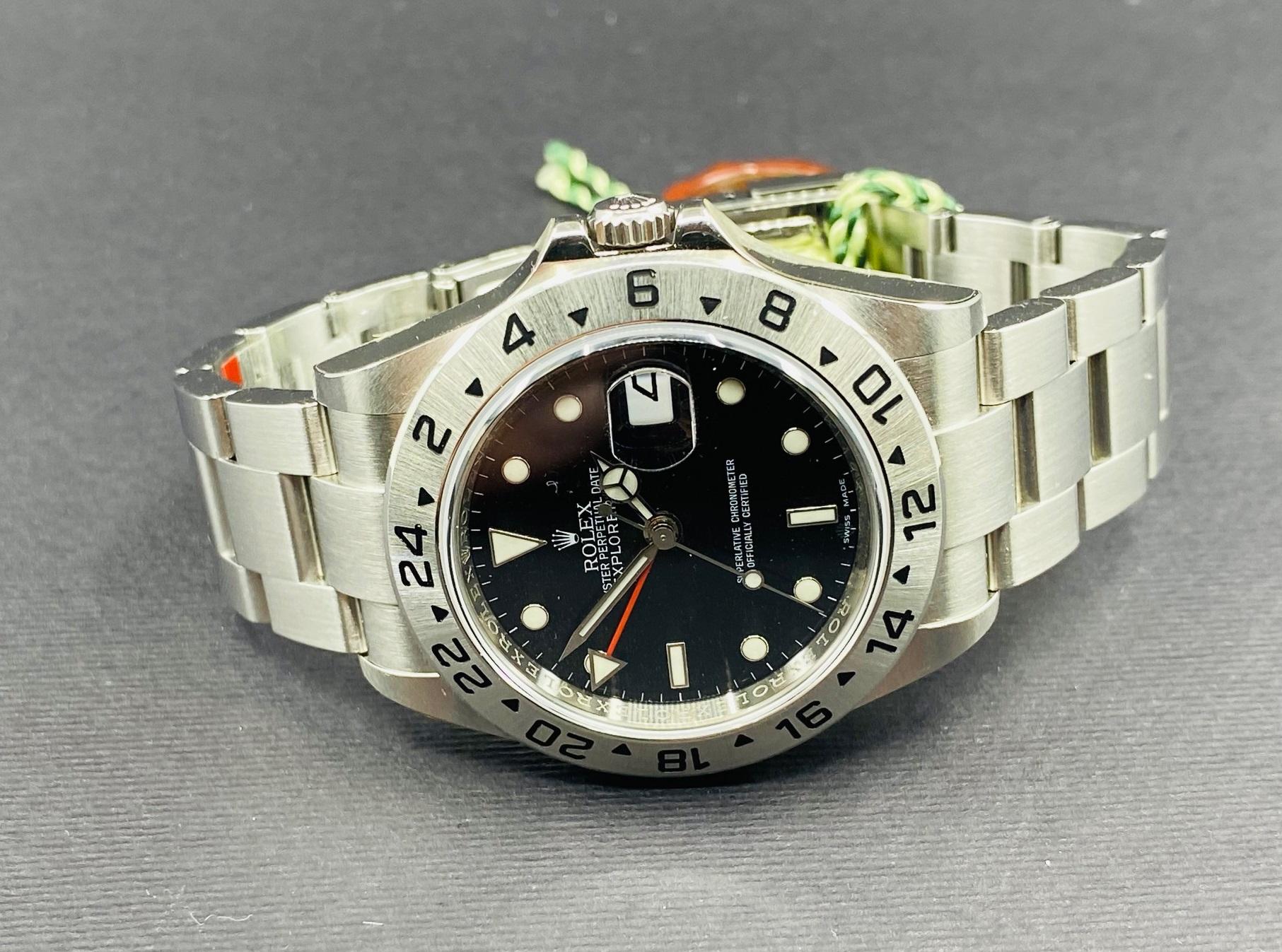 Oyster Perpetual Date Explorer II Black Dial - 16570
