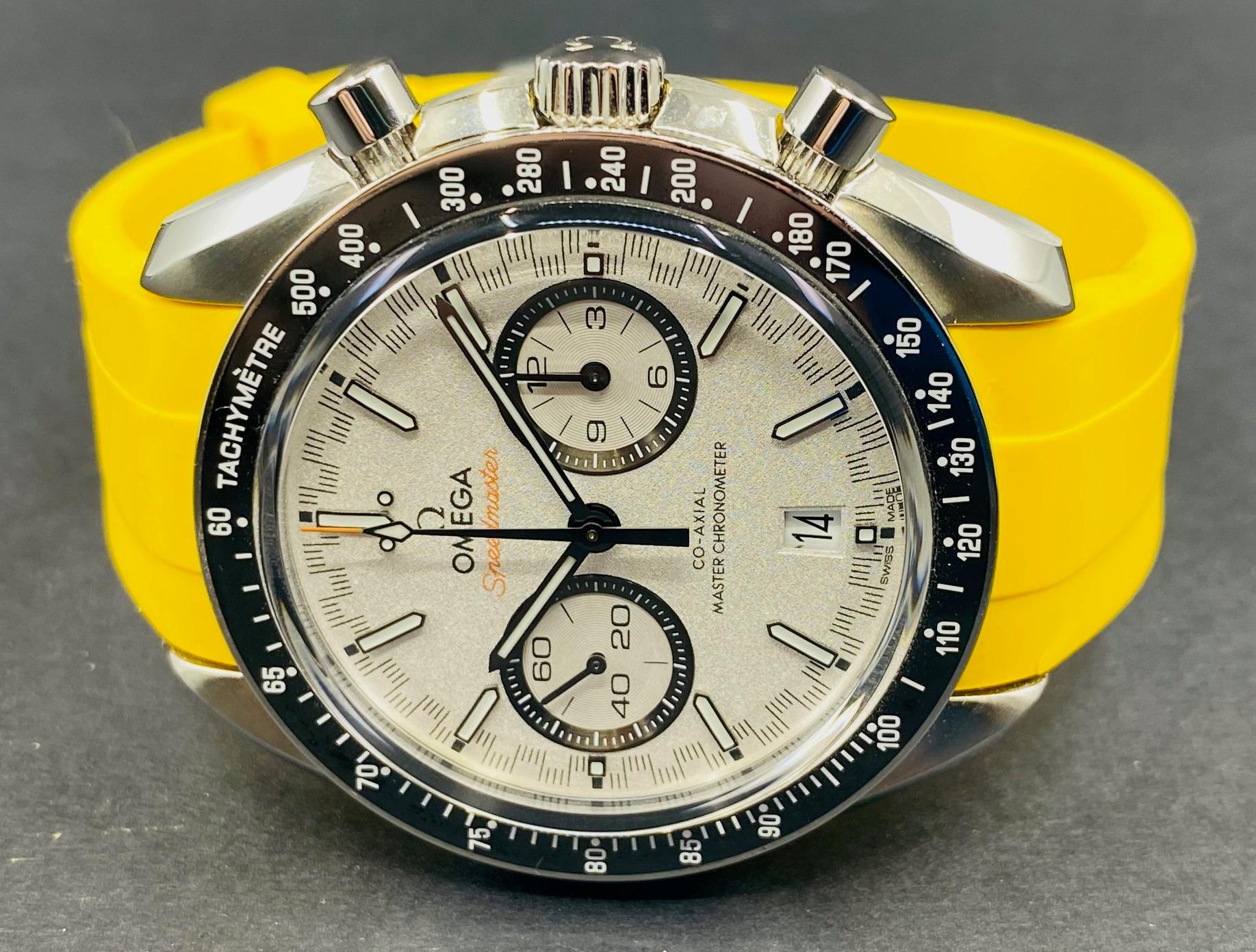 Speedmaster Racing Master Co-Axial Stainless Steel White Dial - 329.33.44.51.04.001