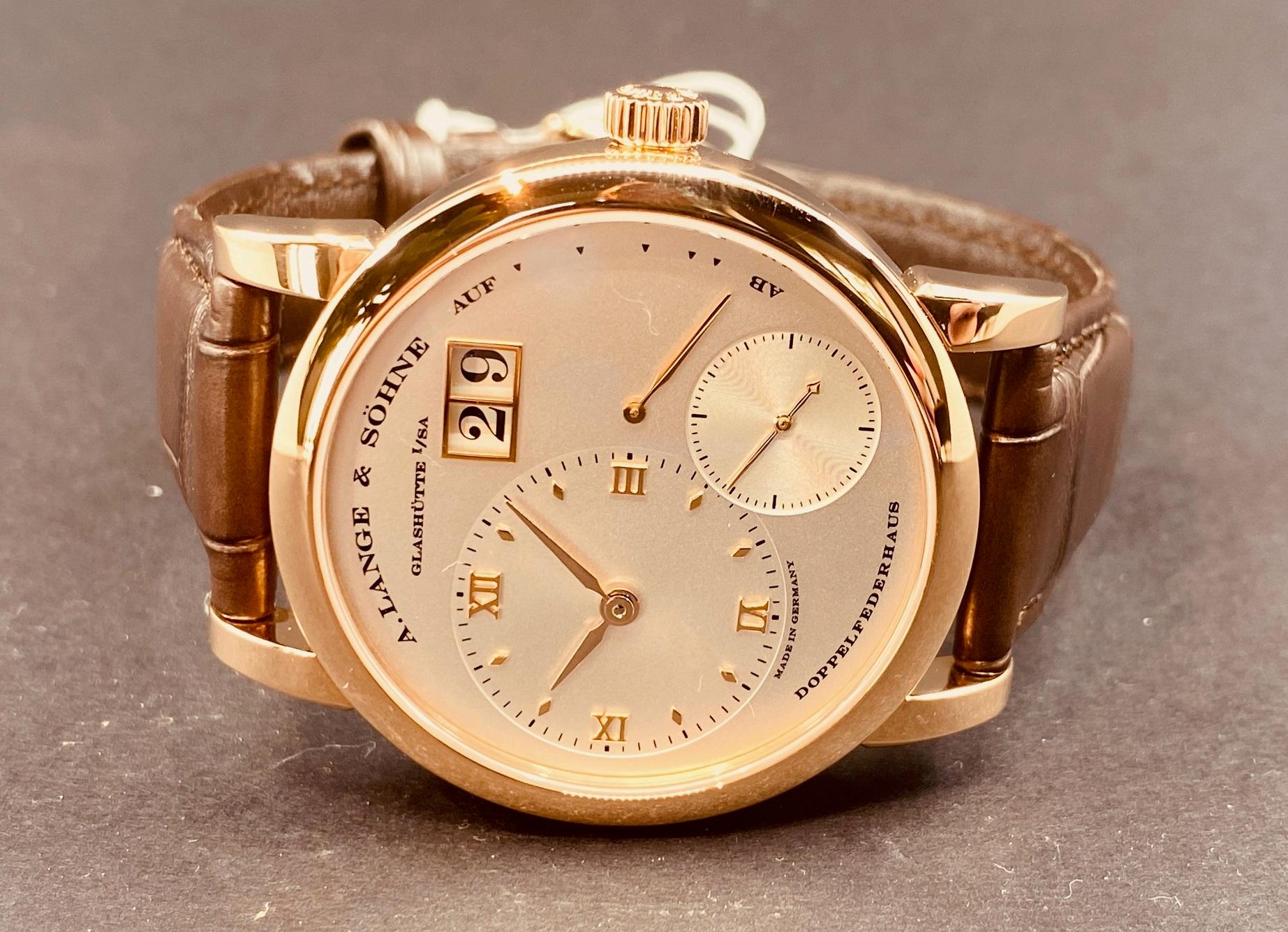 Lange 1 Pink Gold Silver Dial - 101.032