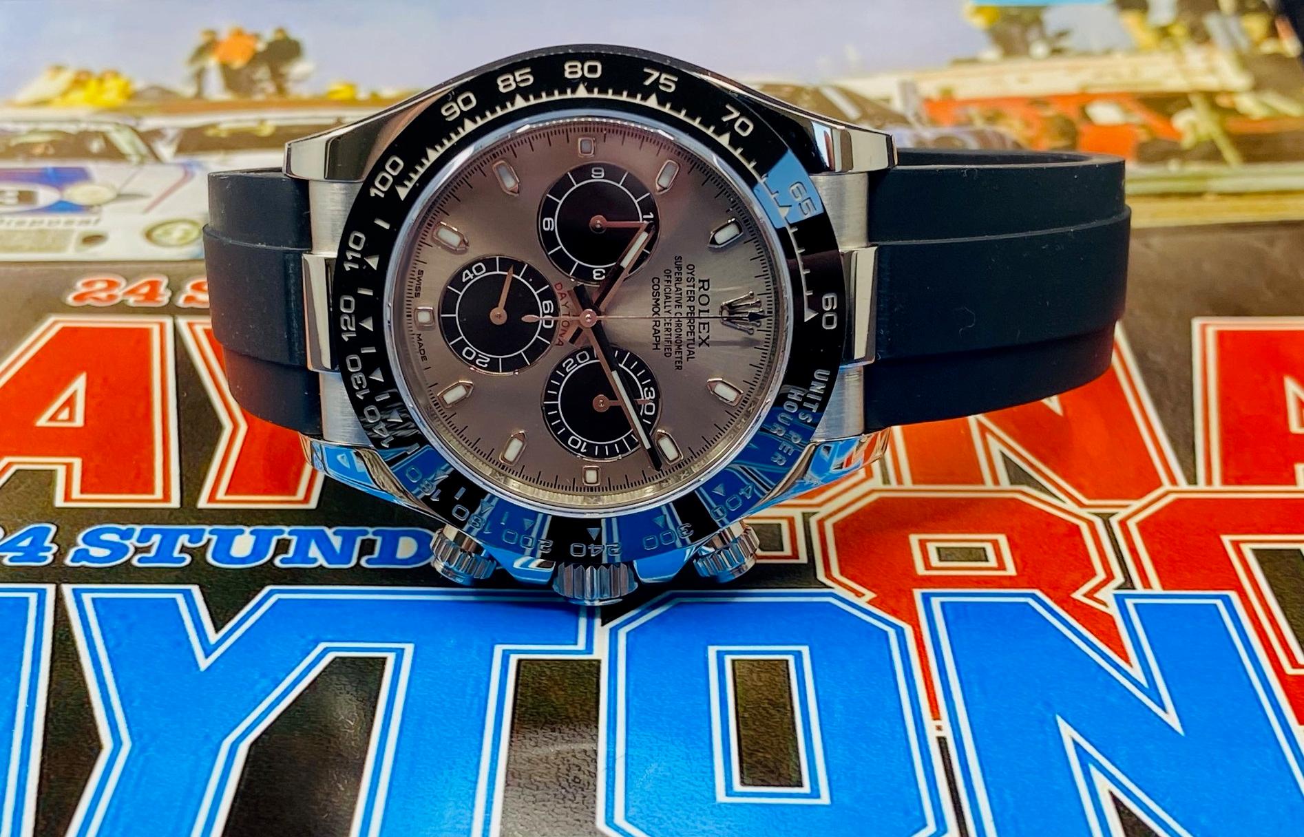 Cosmograph Daytona White Gold Cerachrom Oysterflex "Ghost Dial” - 116519LN