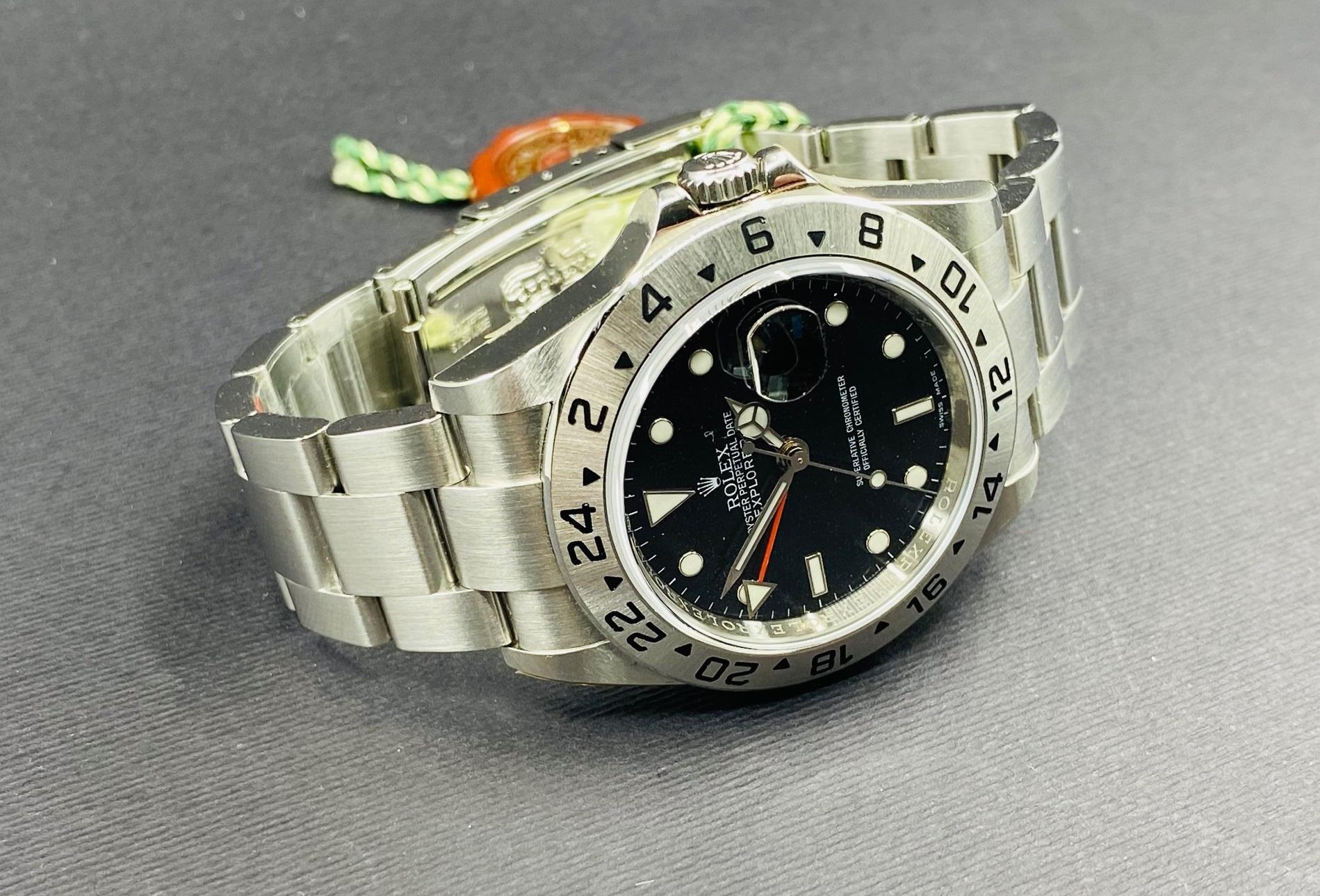 Oyster Perpetual Date Explorer II Black Dial - 16570