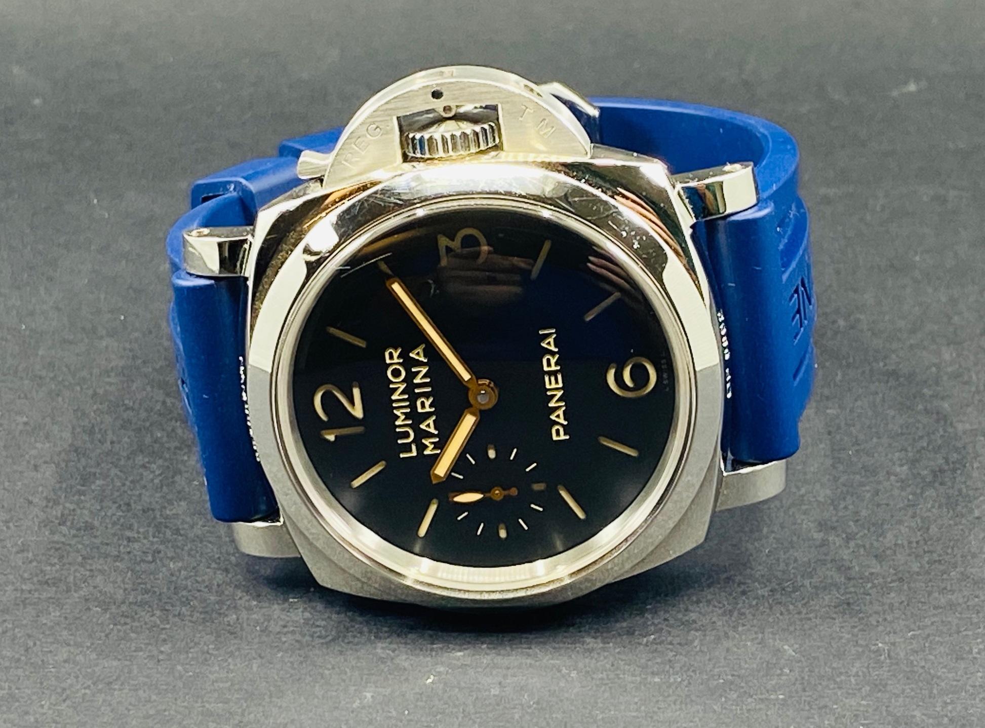 Luminor 1950 Marina 47 3 Days Stainless Steel Black Dial - PAM00422