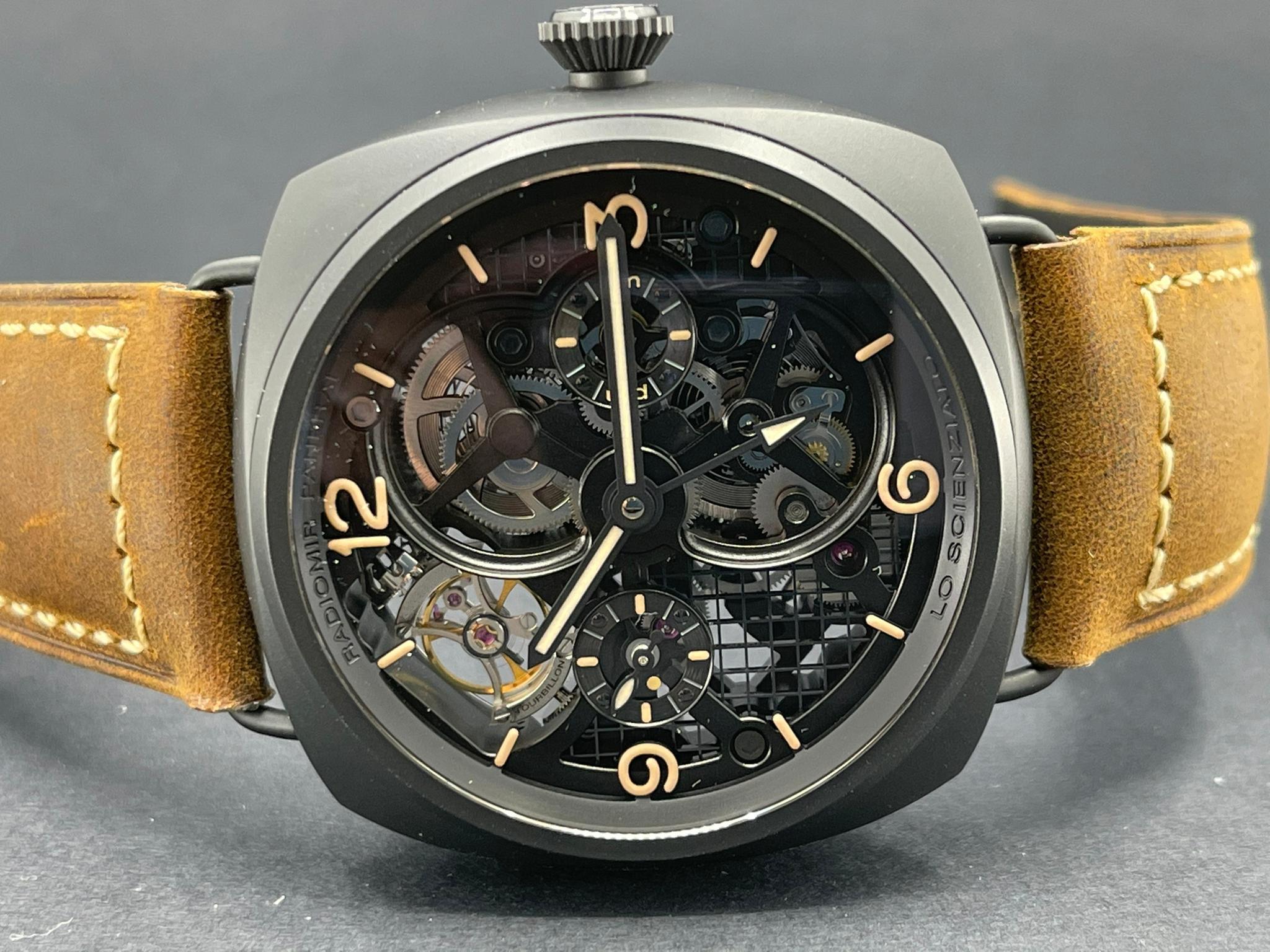 Lo Scienziato Radiomir Tourbillon GMT Ceramica Limited 150 Pcs. - PAM350