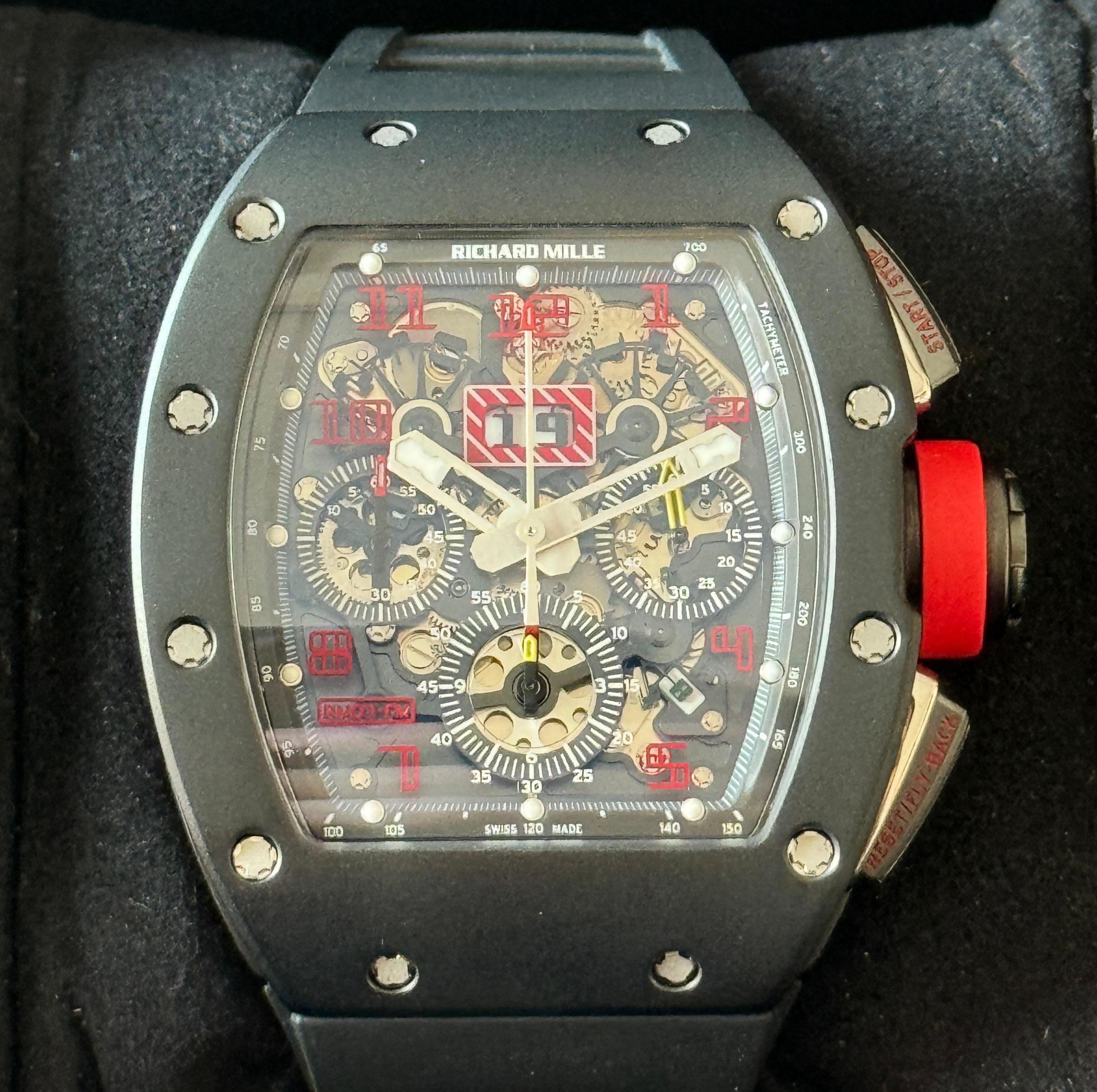 Chronograph Black Ceramic Red - RM011