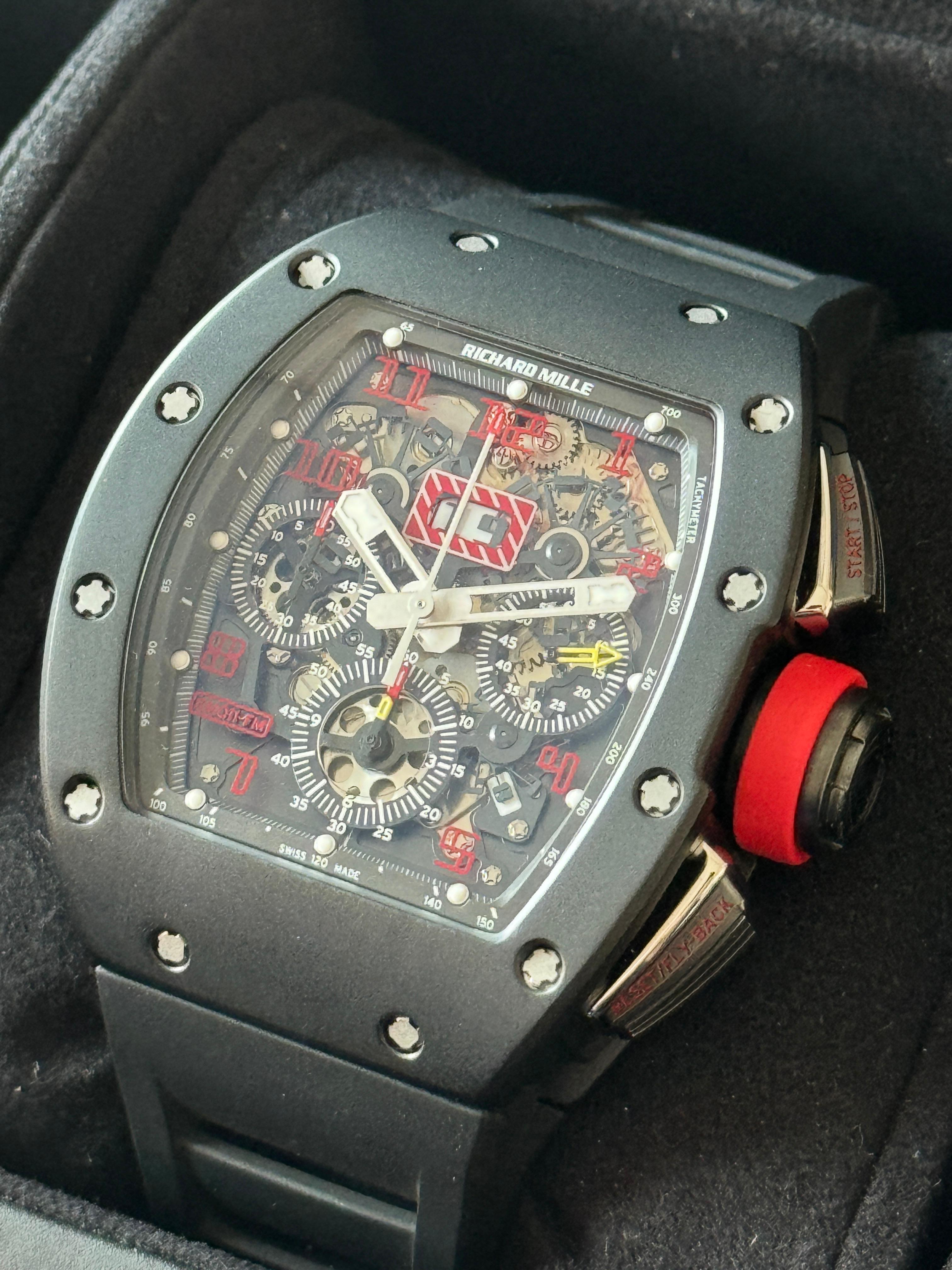 Chronograph Black Ceramic Red - RM011