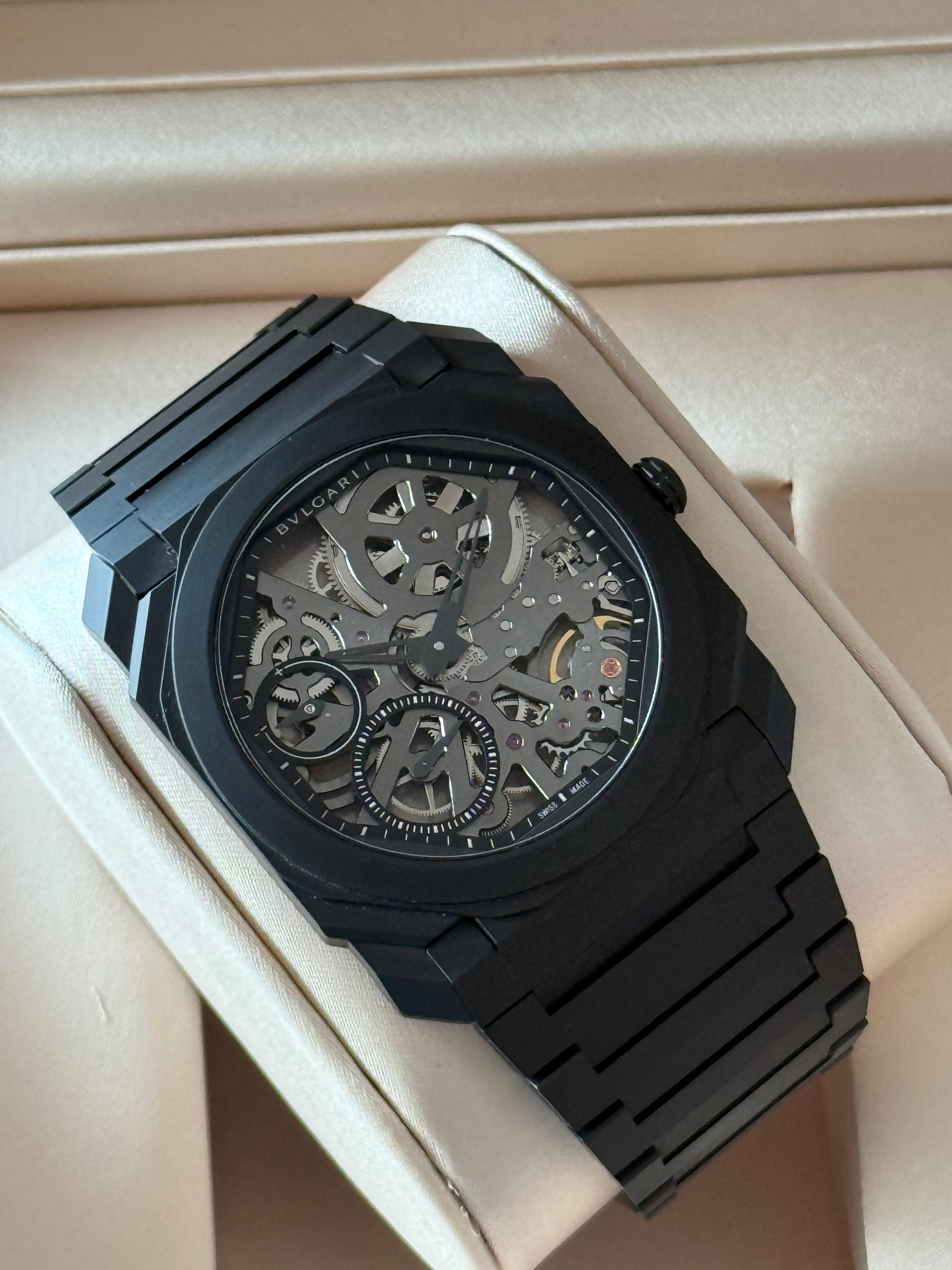 Octo Finissimo Skeleton Black Ceramic - 103126