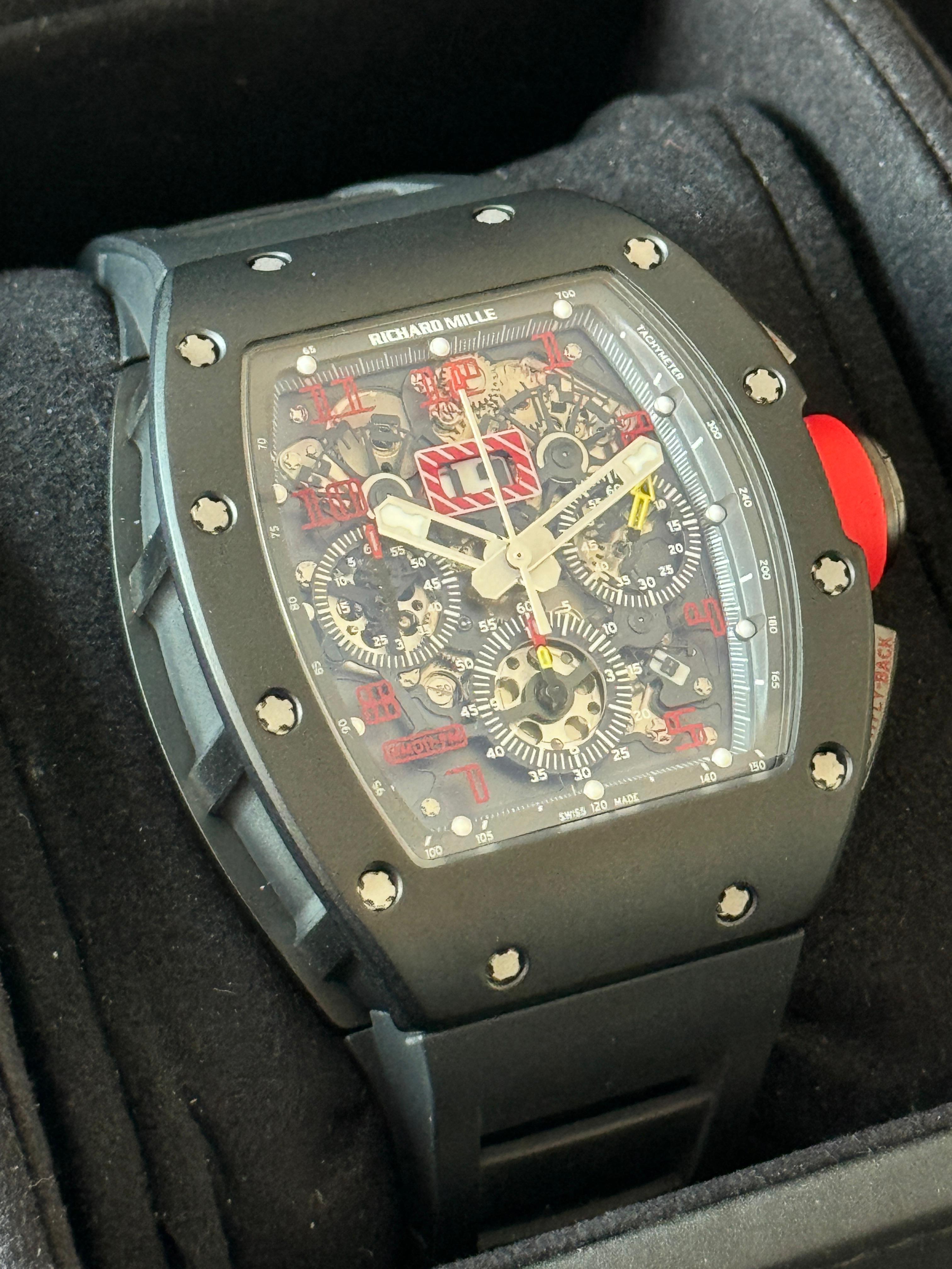 Chronograph Black Ceramic Red - RM011