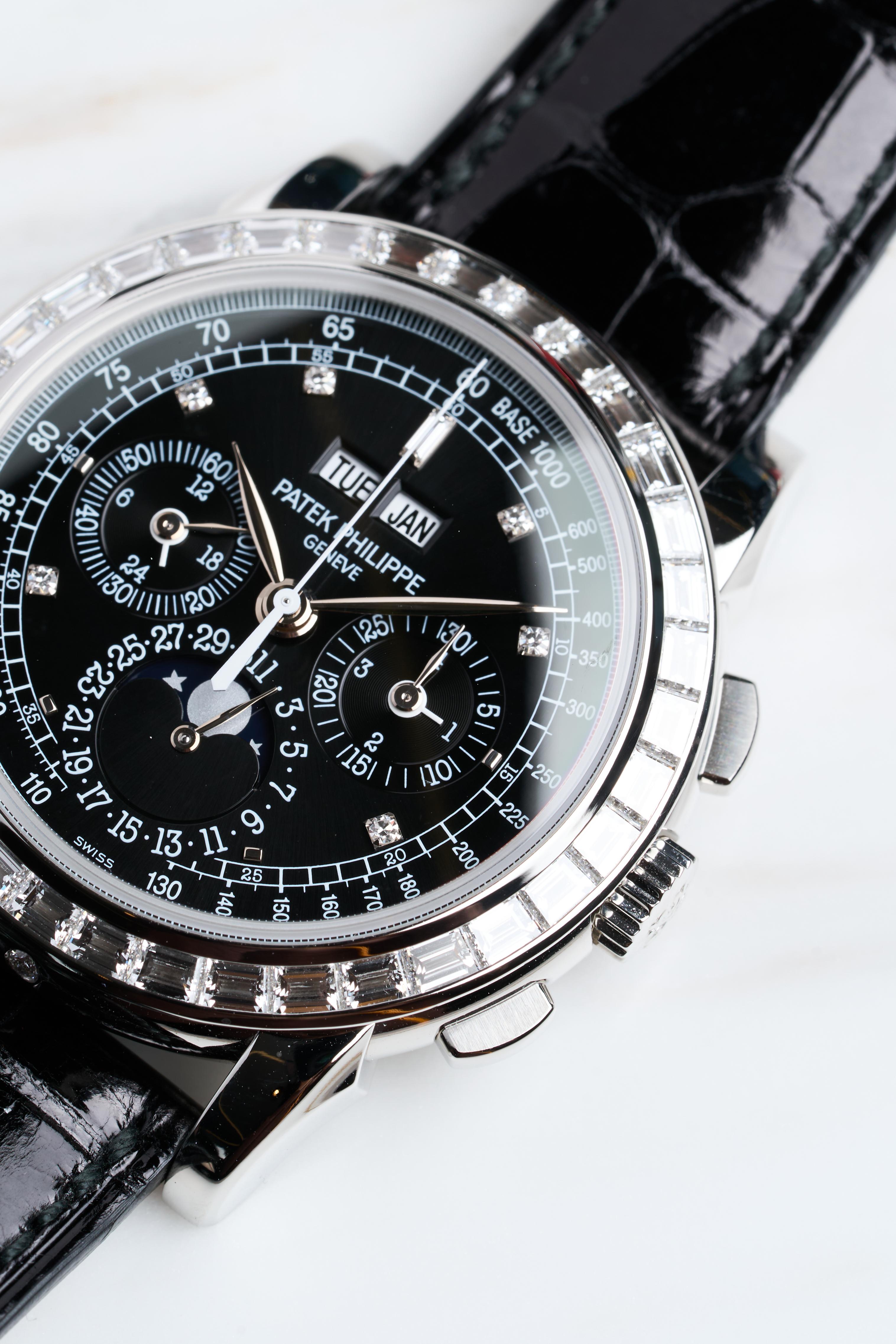 Perpetual Calendar Chronograph Baguette Platinum - 5271P-001
