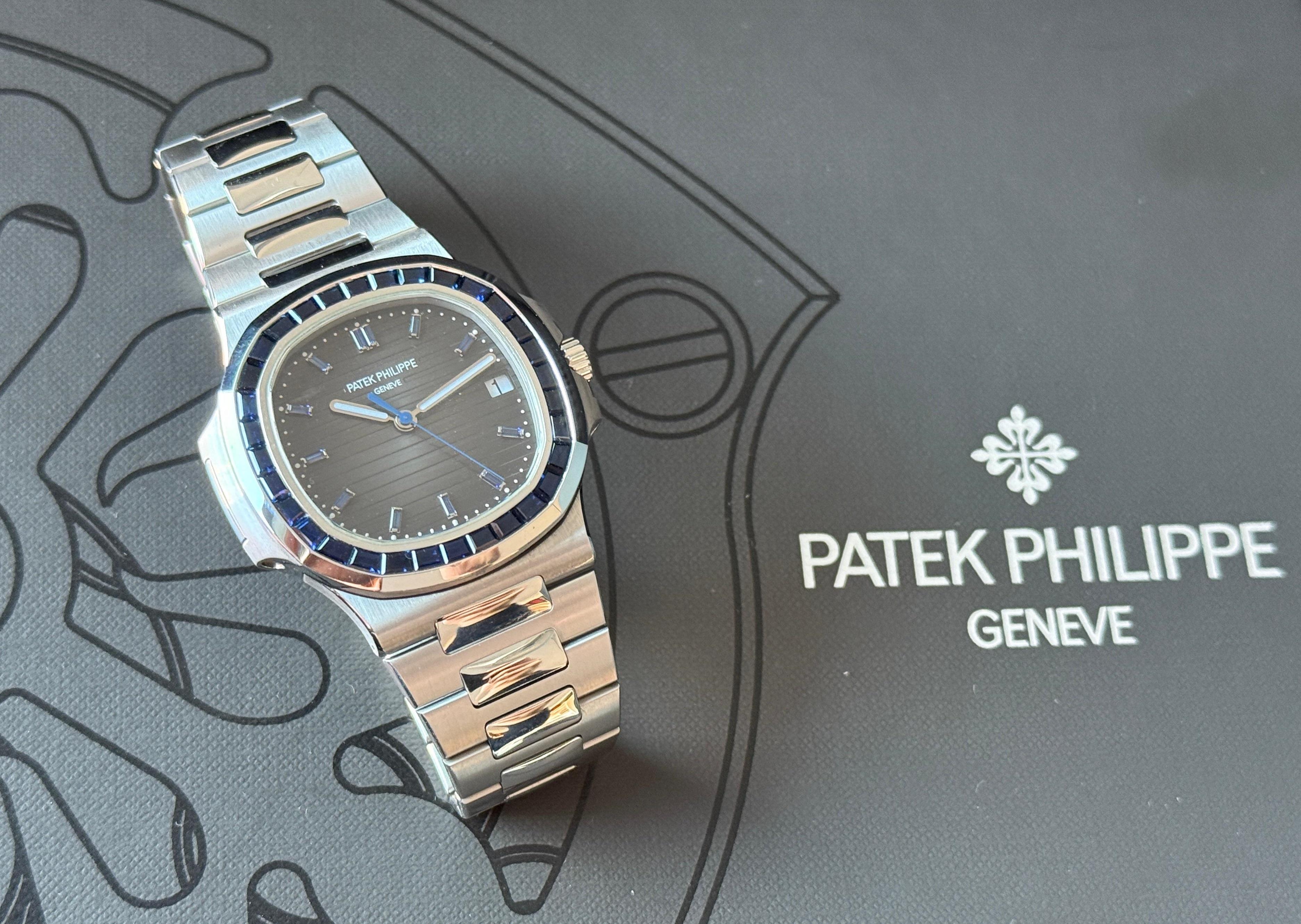 Platinum Nautilus Blue Sapphire Bezel Limited Edition - 5711/111P-001