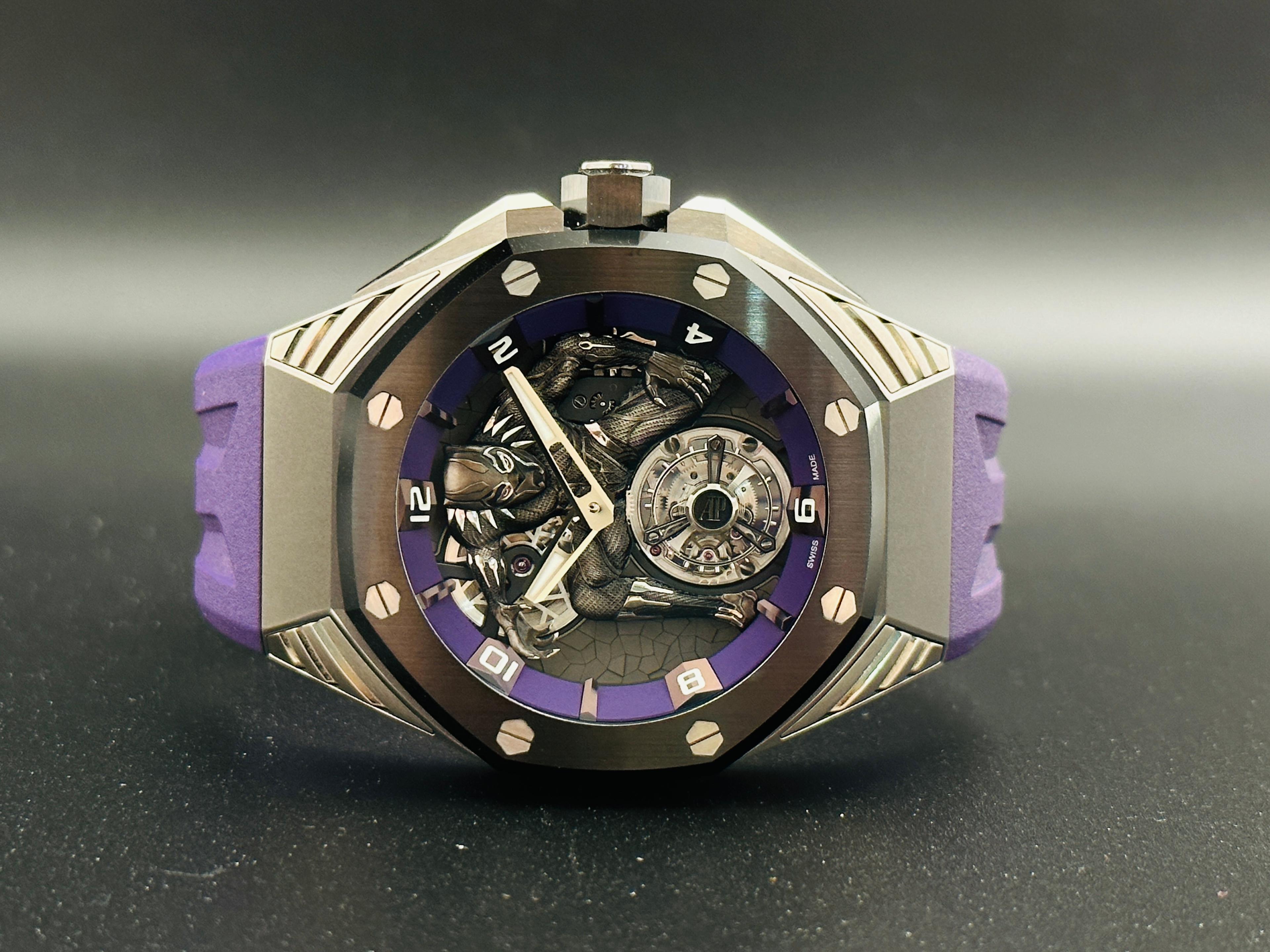 Royal Oak Concept “Black Panther” Flying Tourbillon Titanium Limited 250 Pcs. - 26620IO.OO.D077CA.01