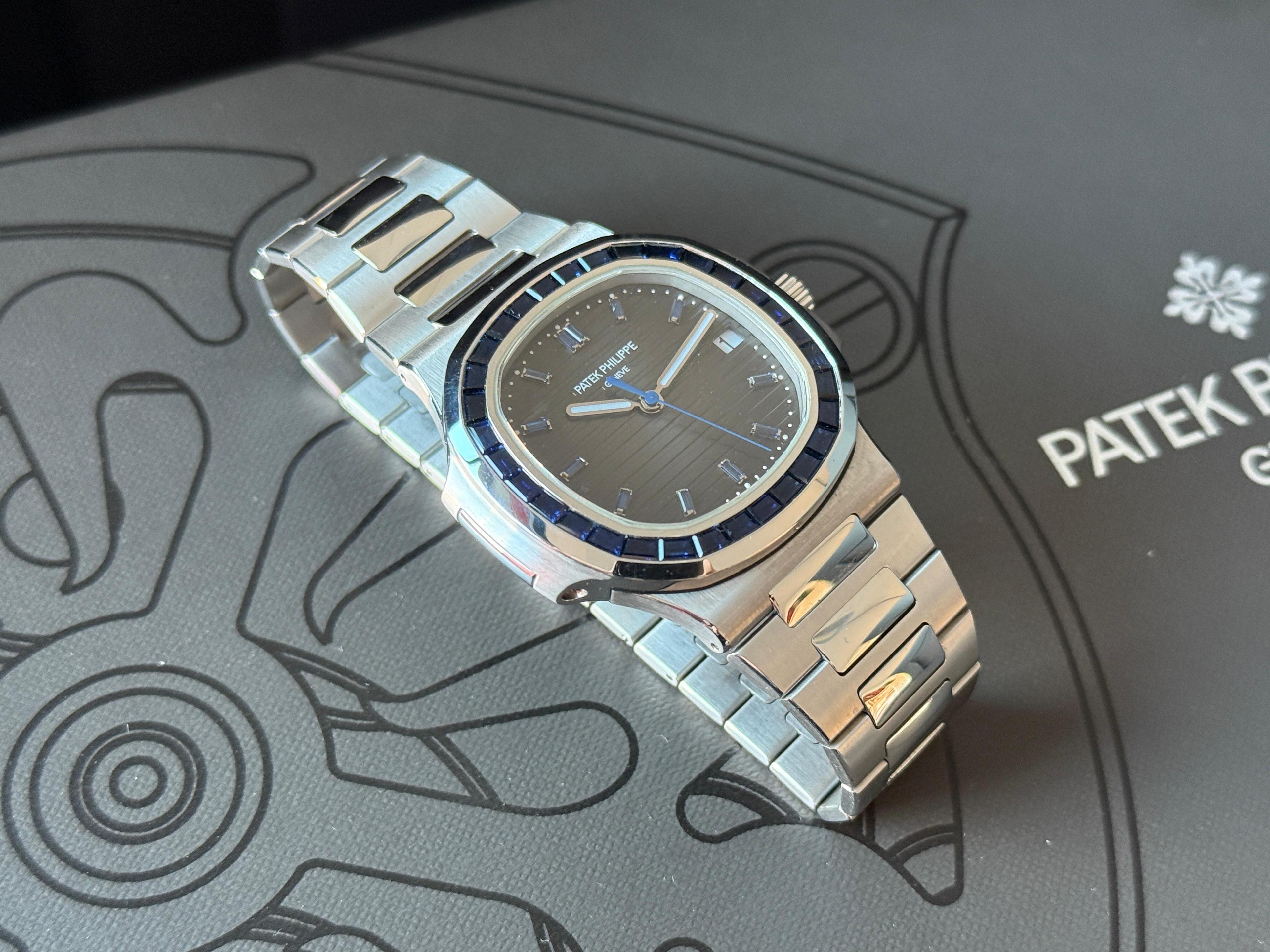 Platinum Nautilus Blue Sapphire Bezel Limited Edition - 5711/111P-001
