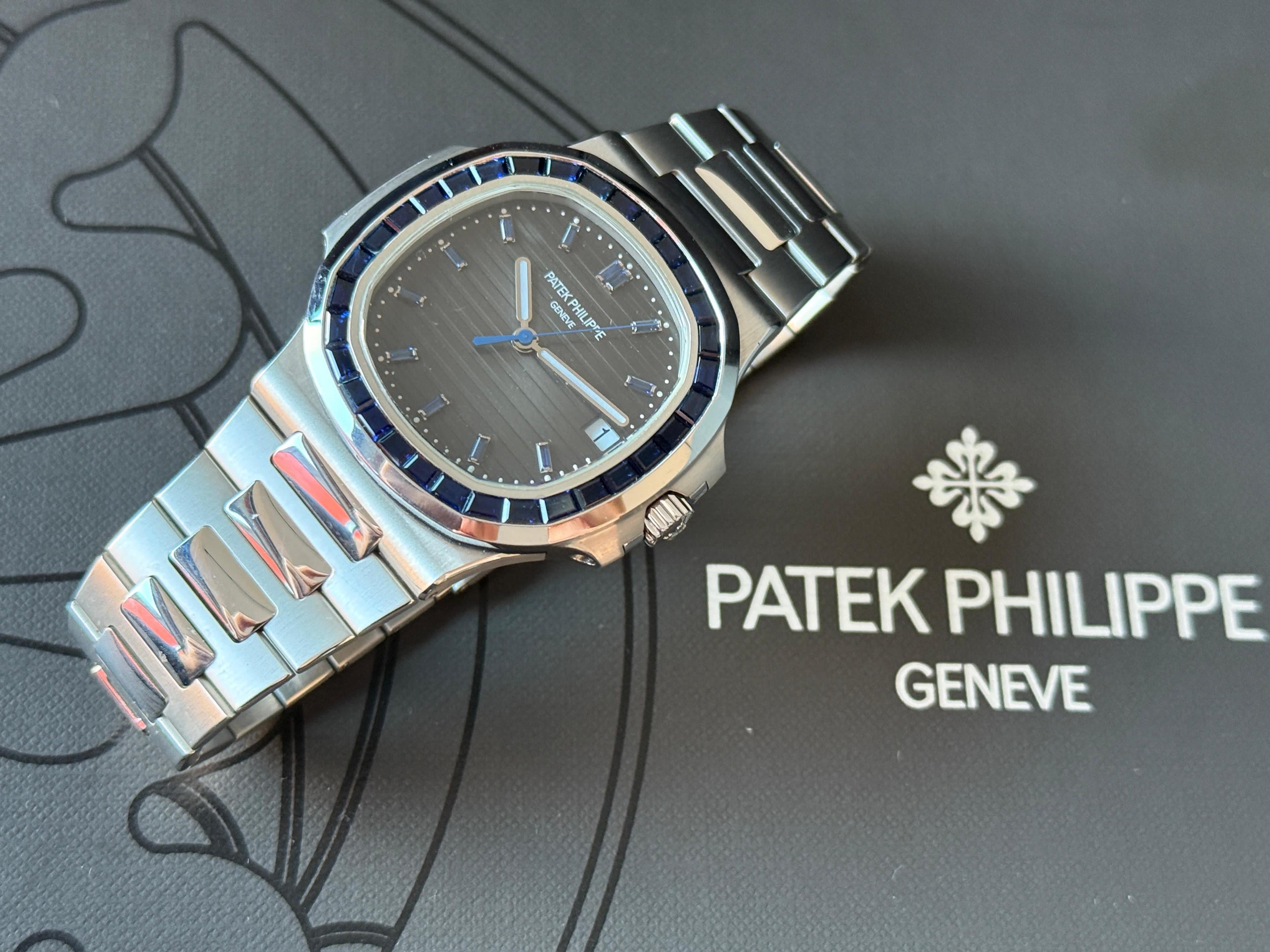 Platinum Nautilus Blue Sapphire Bezel Limited Edition - 5711/111P-001