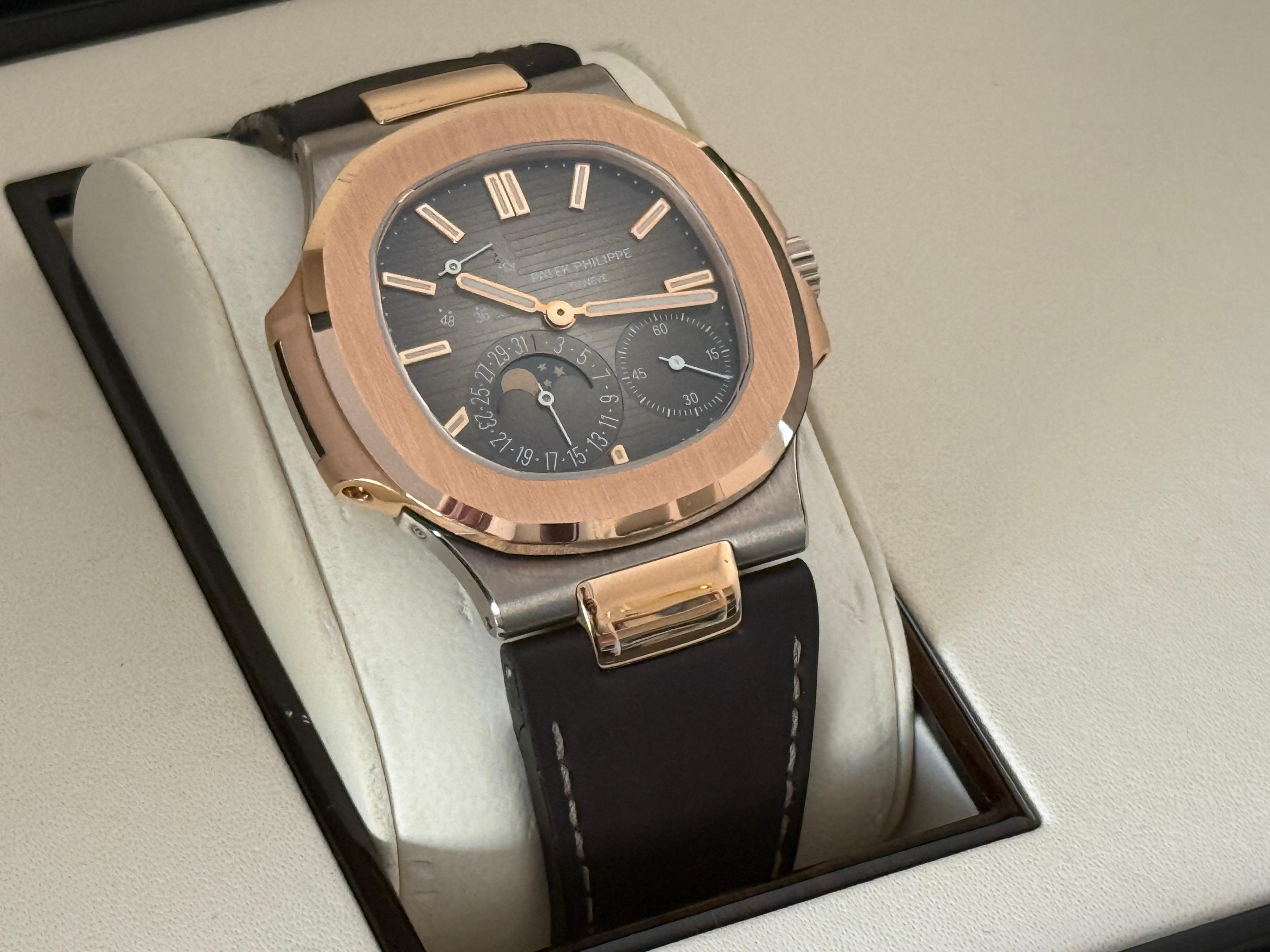 Moon Phase Nautilus Rose Gold - 5712GR-001