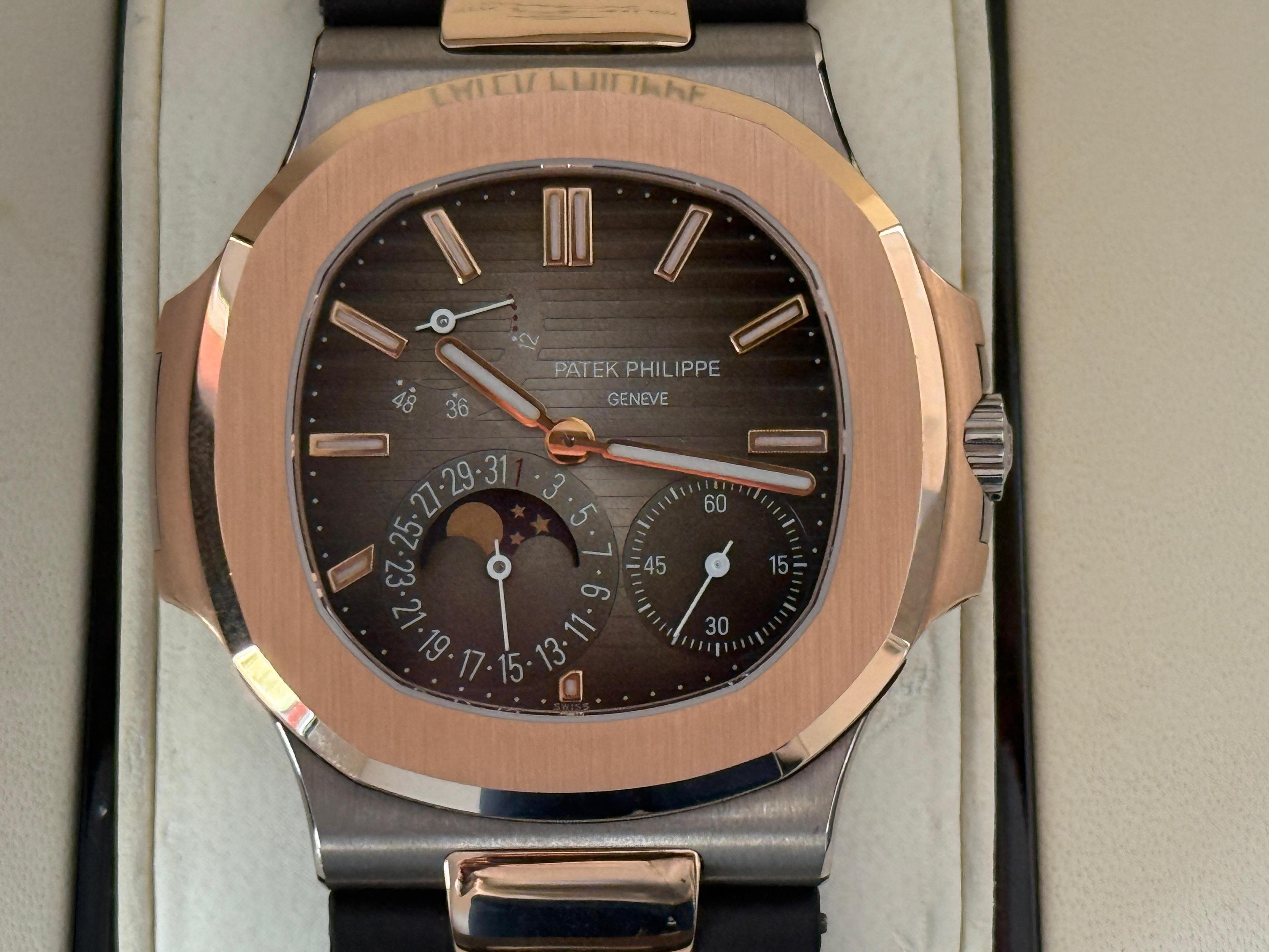 Moon Phase Nautilus Rose Gold - 5712GR-001