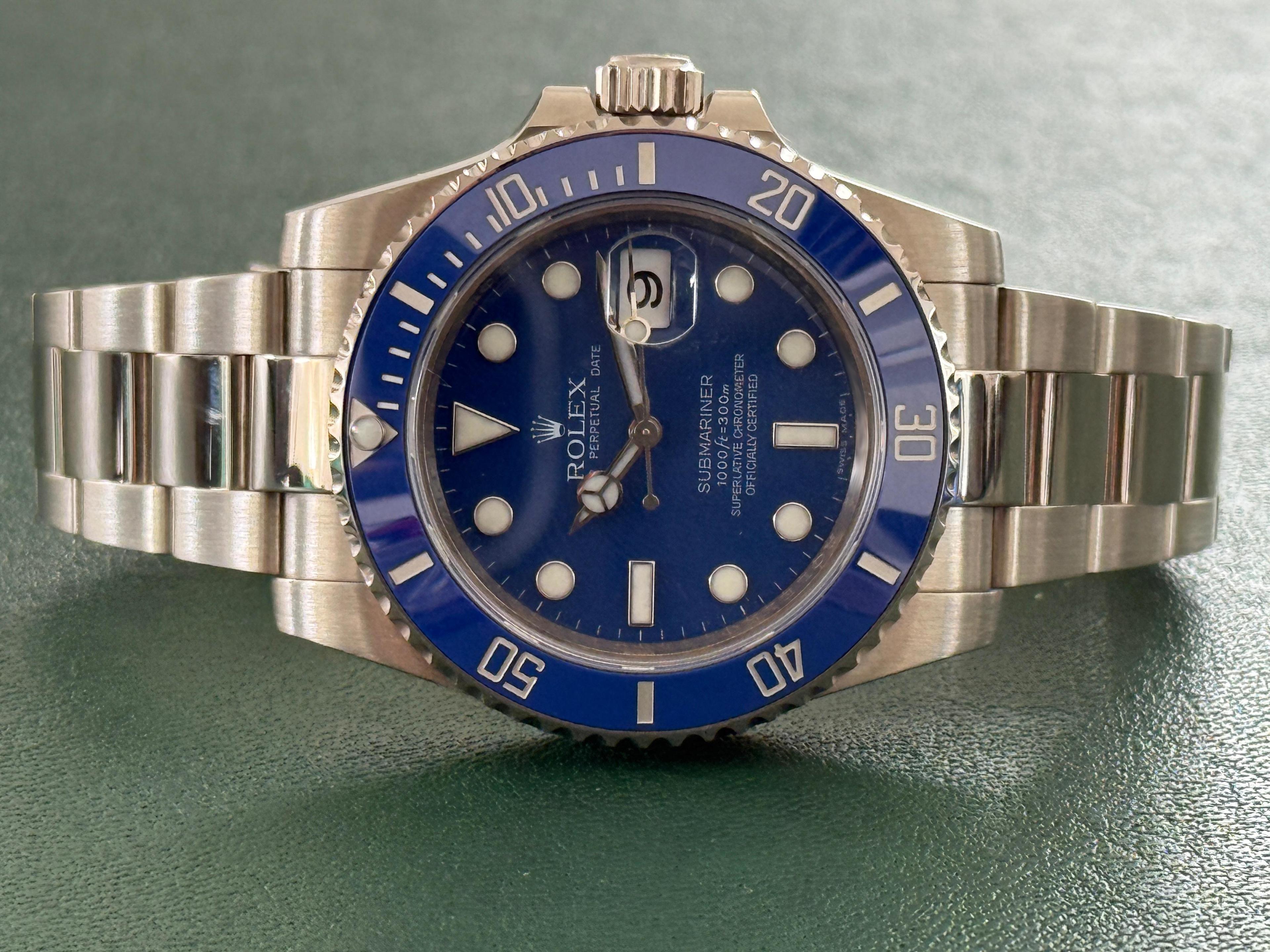 Submariner Oyster Perpetual Date White Gold - 116619LB