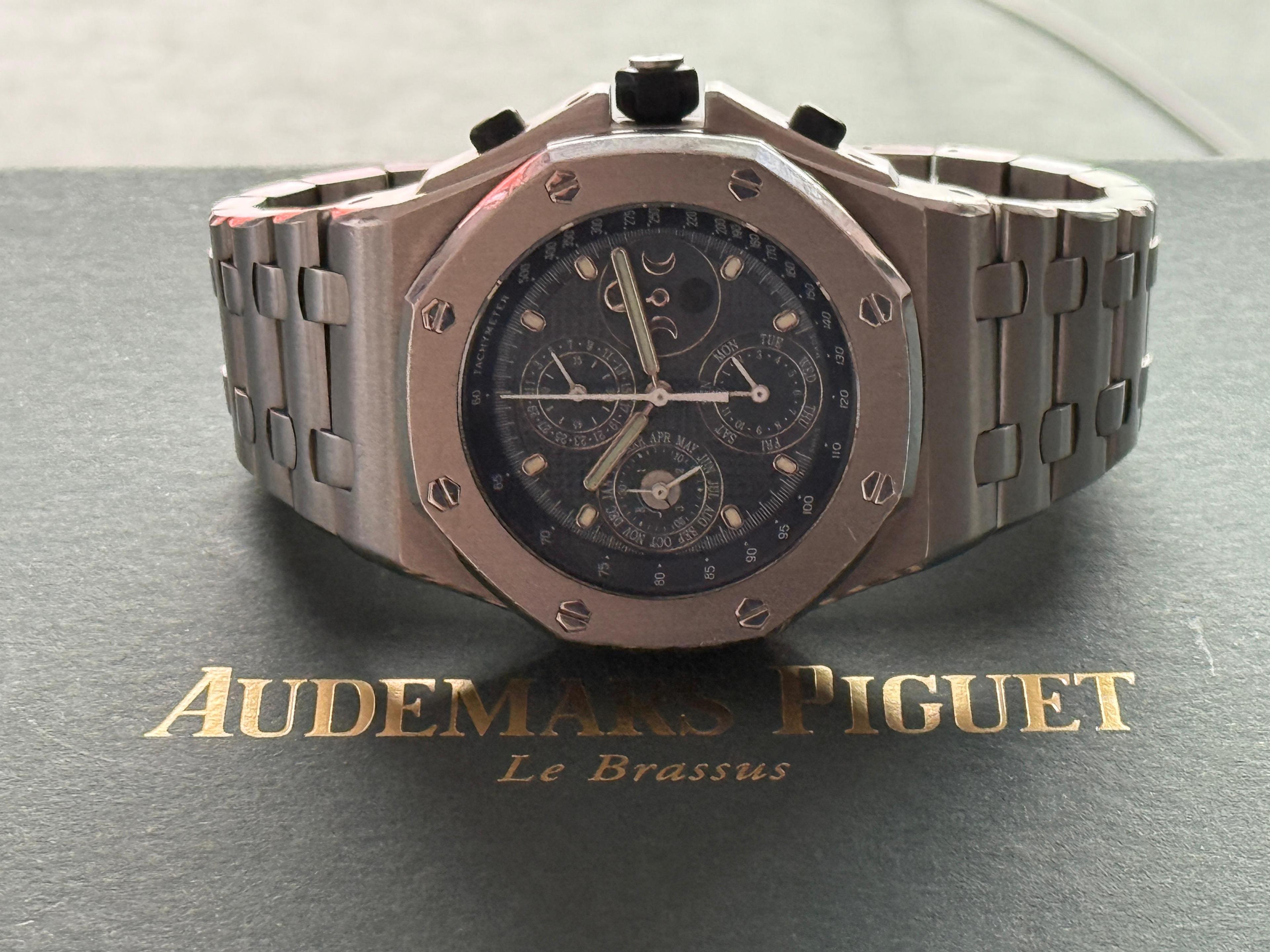 Royal Oak Steel Offshore Quantieme Perpetual Blue Dial - 25854ST/O/1150ST/01