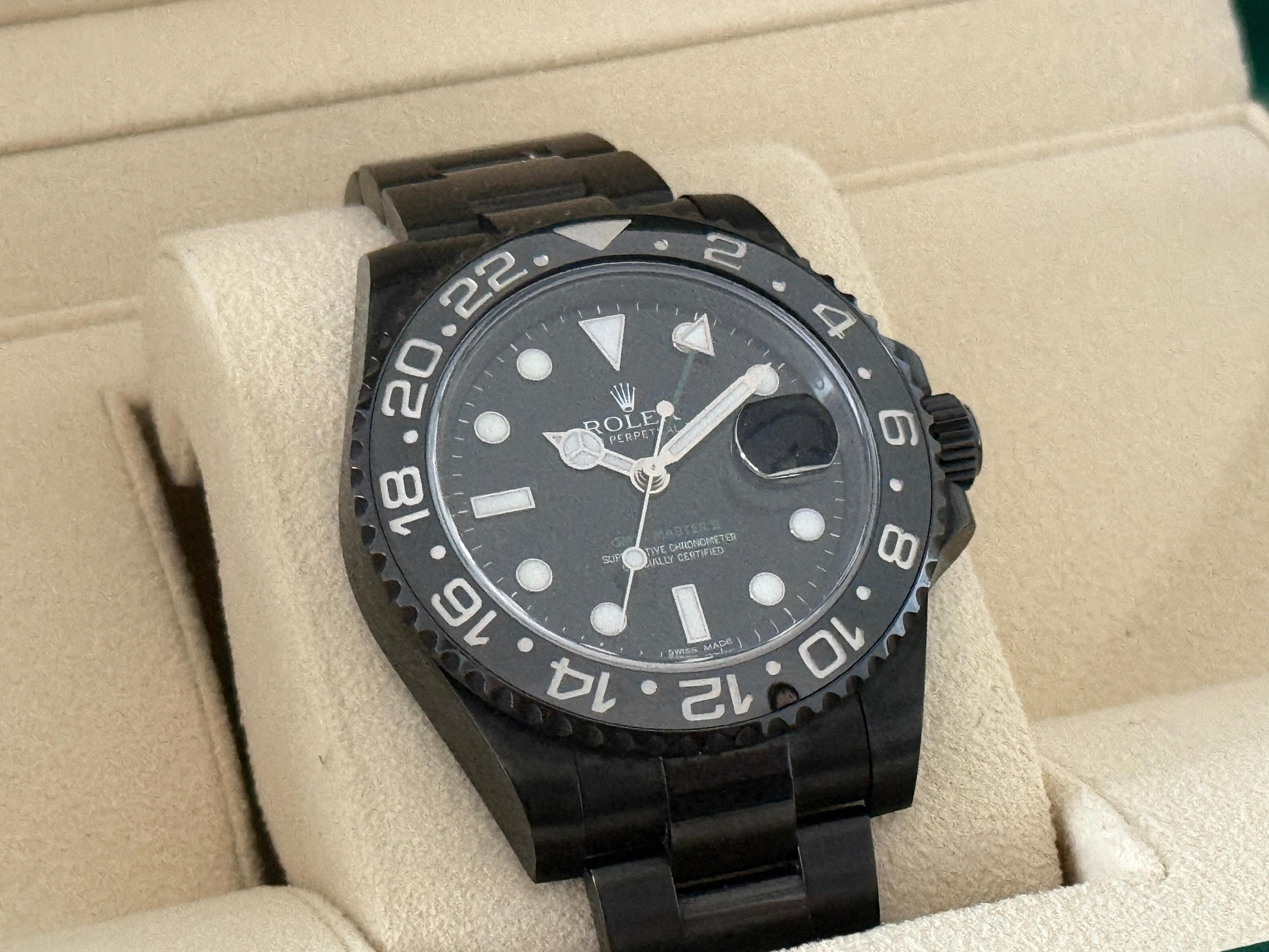 GMT-Master II Black PVD/DLC Coated Stainless Steel - 116710LN