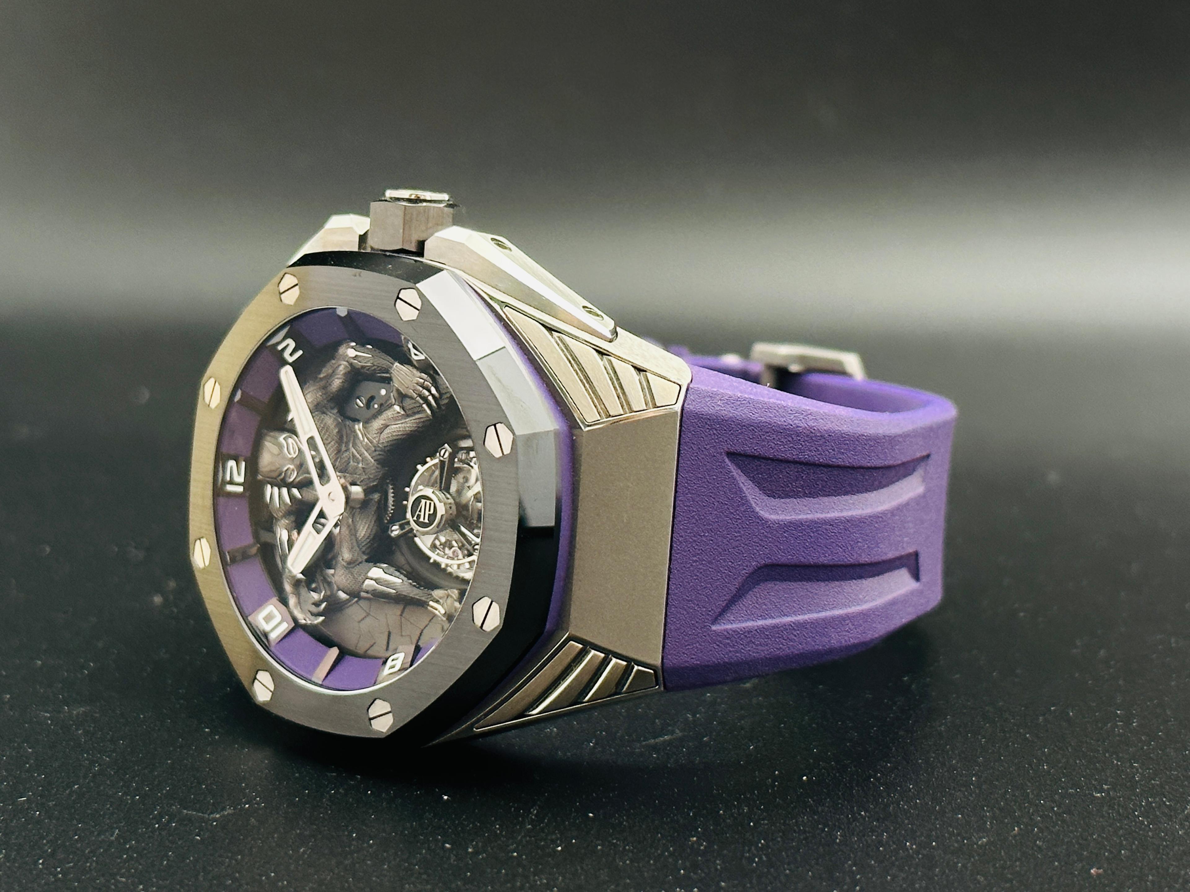 Royal Oak Concept “Black Panther” Flying Tourbillon Titanium Limited 250 Pcs. - 26620IO.OO.D077CA.01