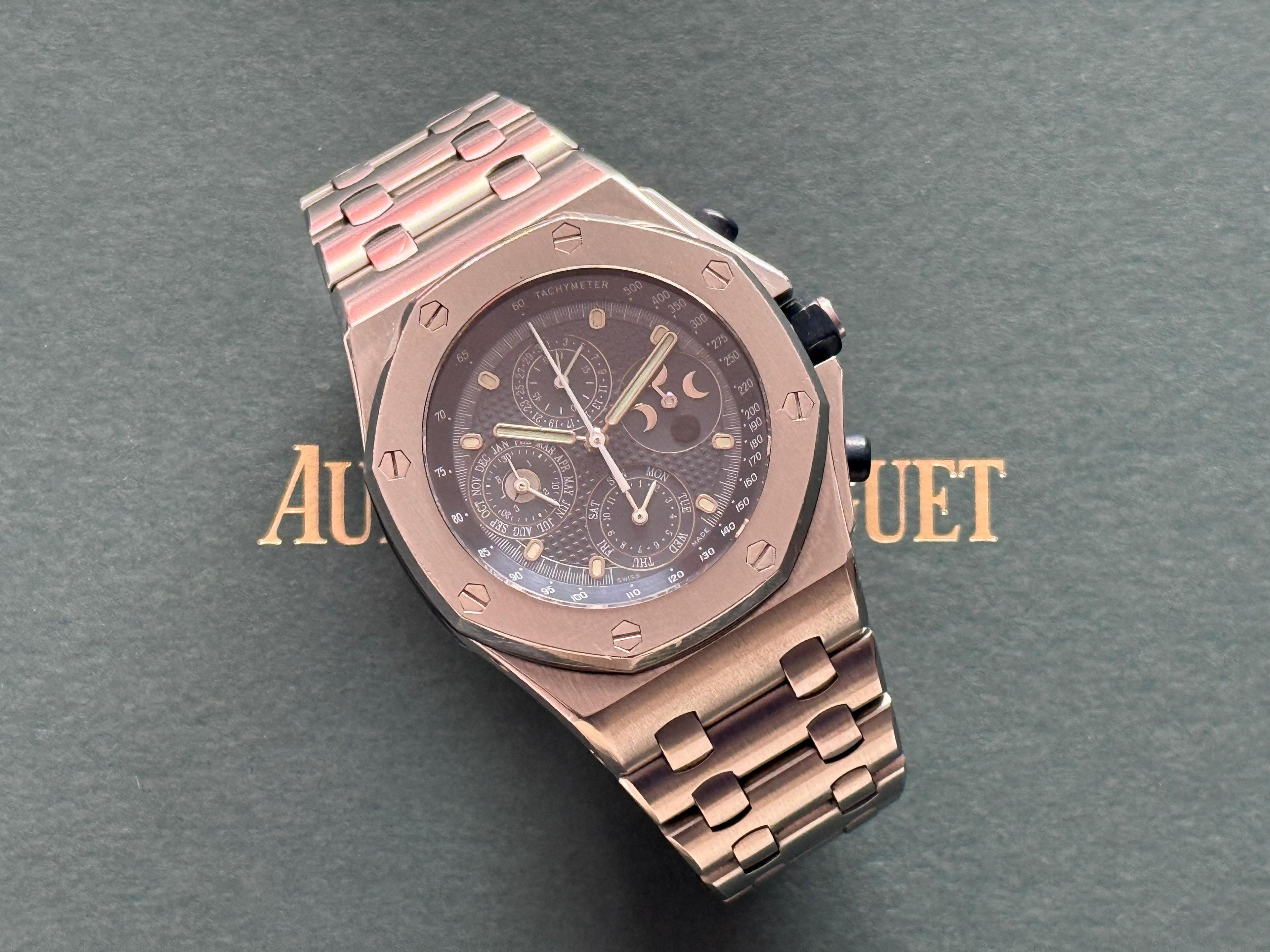 Royal Oak Steel Offshore Quantieme Perpetual Blue Dial - 25854ST/O/1150ST/01