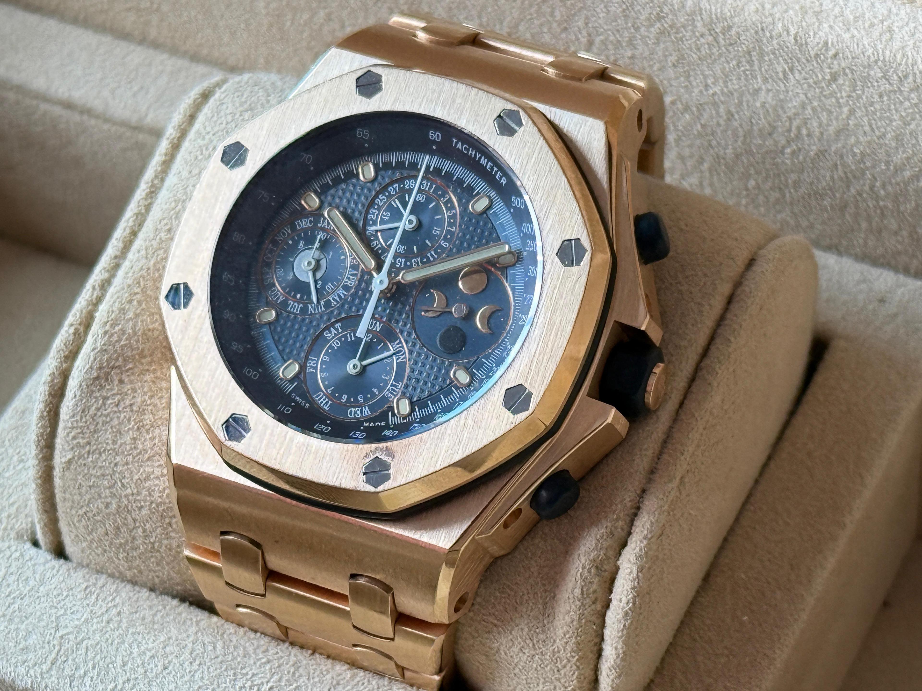 Royal Oak Offshore Quantieme Perpetual Blue Dial Limited 15 Pcs. - 25854OR.OO.1150OR.01