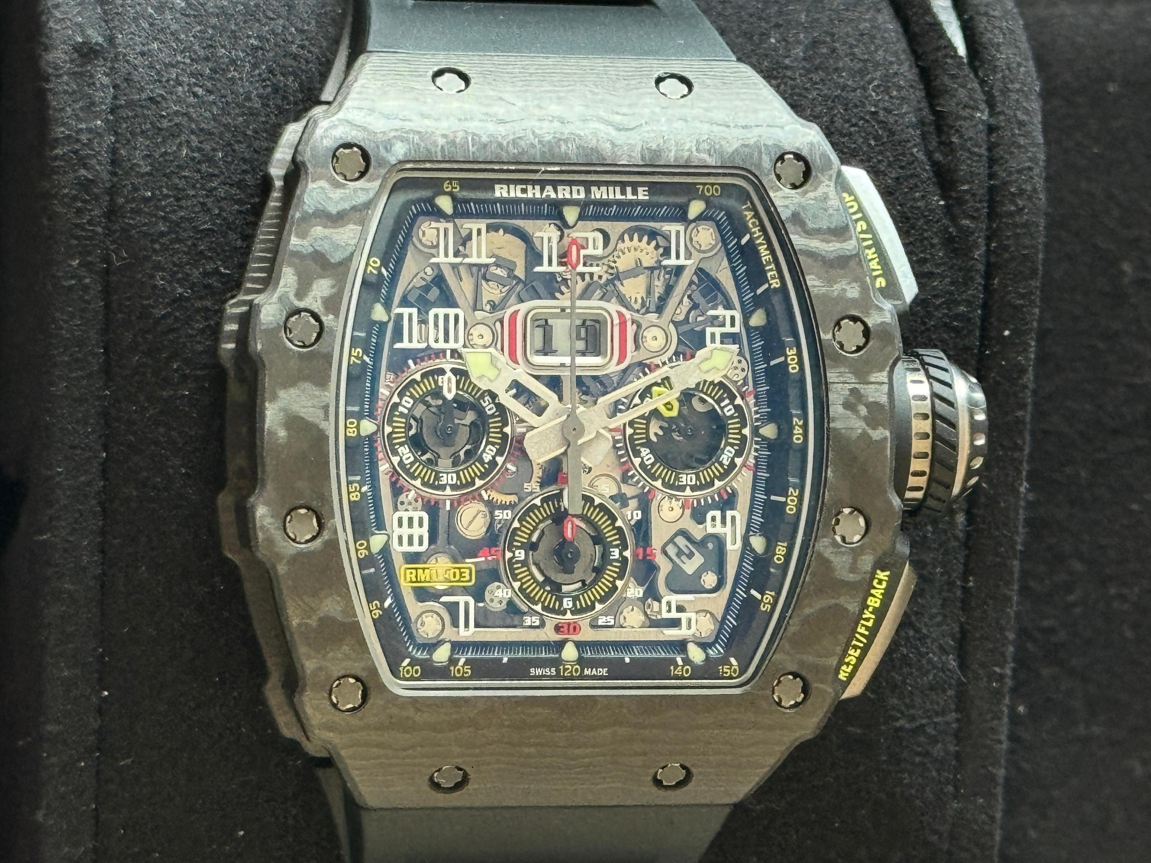 Chronograph Black Carbon NTPT - RM11-03