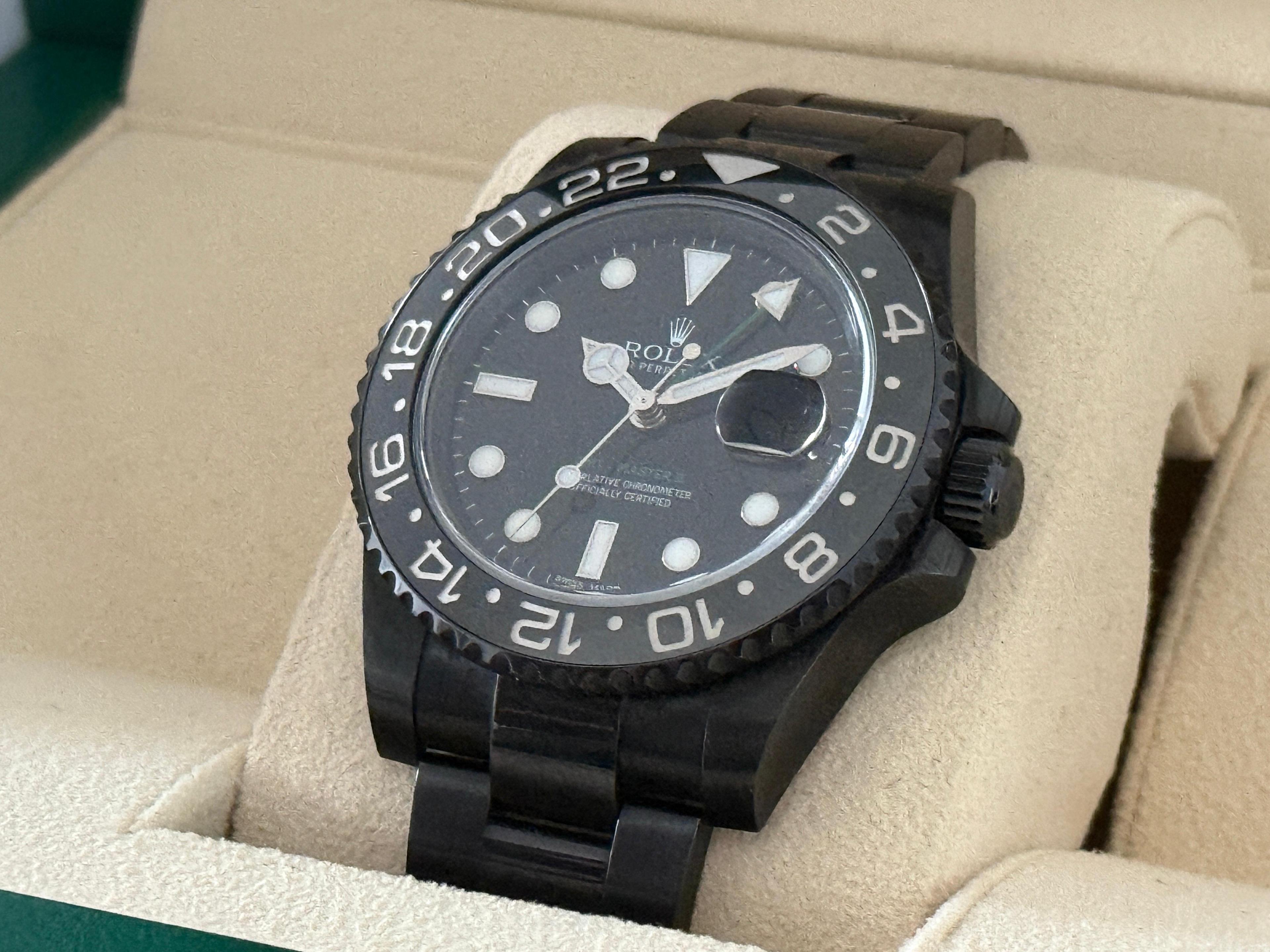 GMT-Master II Black PVD/DLC Coated Stainless Steel - 116710LN