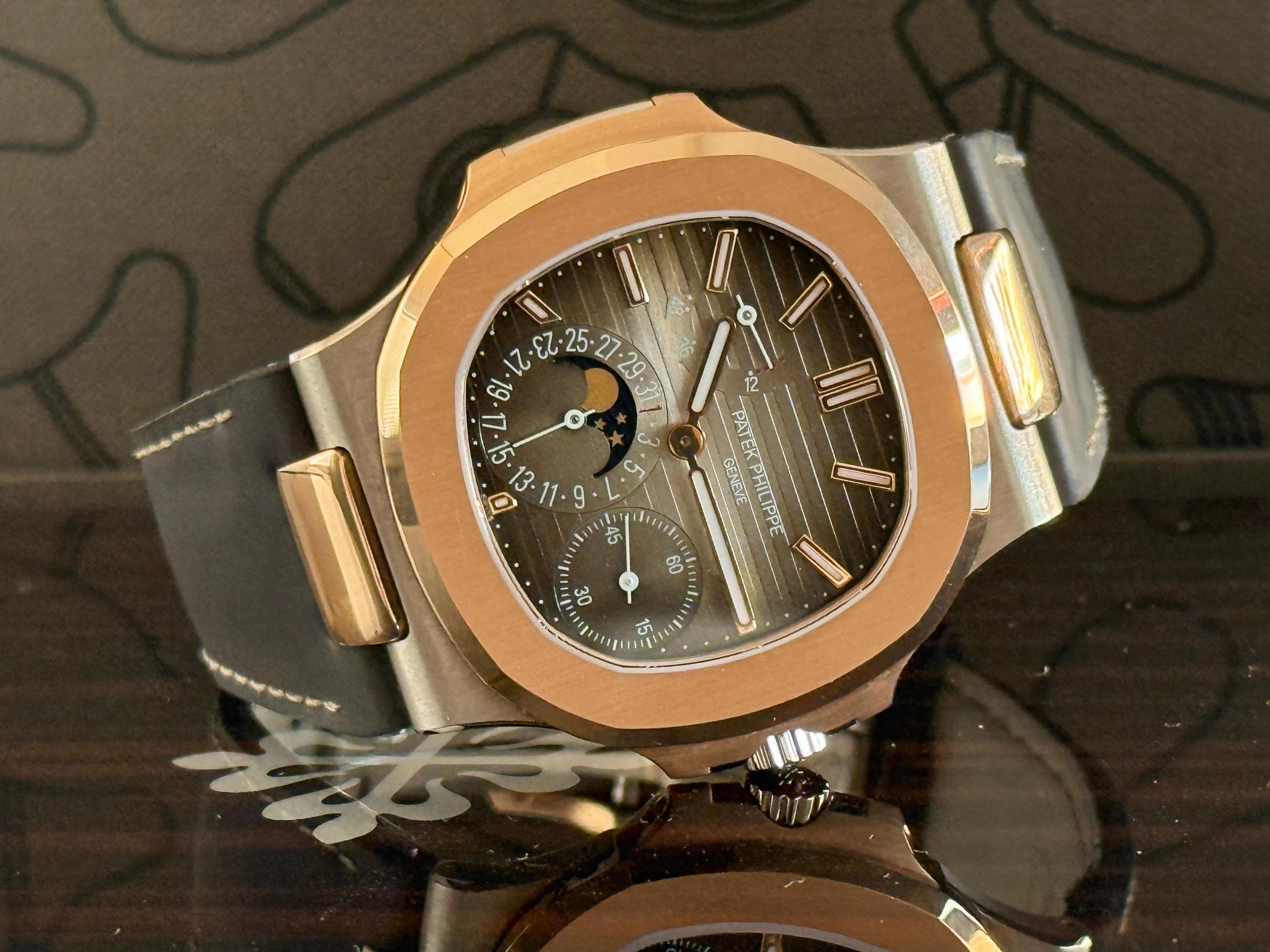 Moon Phase Nautilus Rose Gold - 5712GR-001