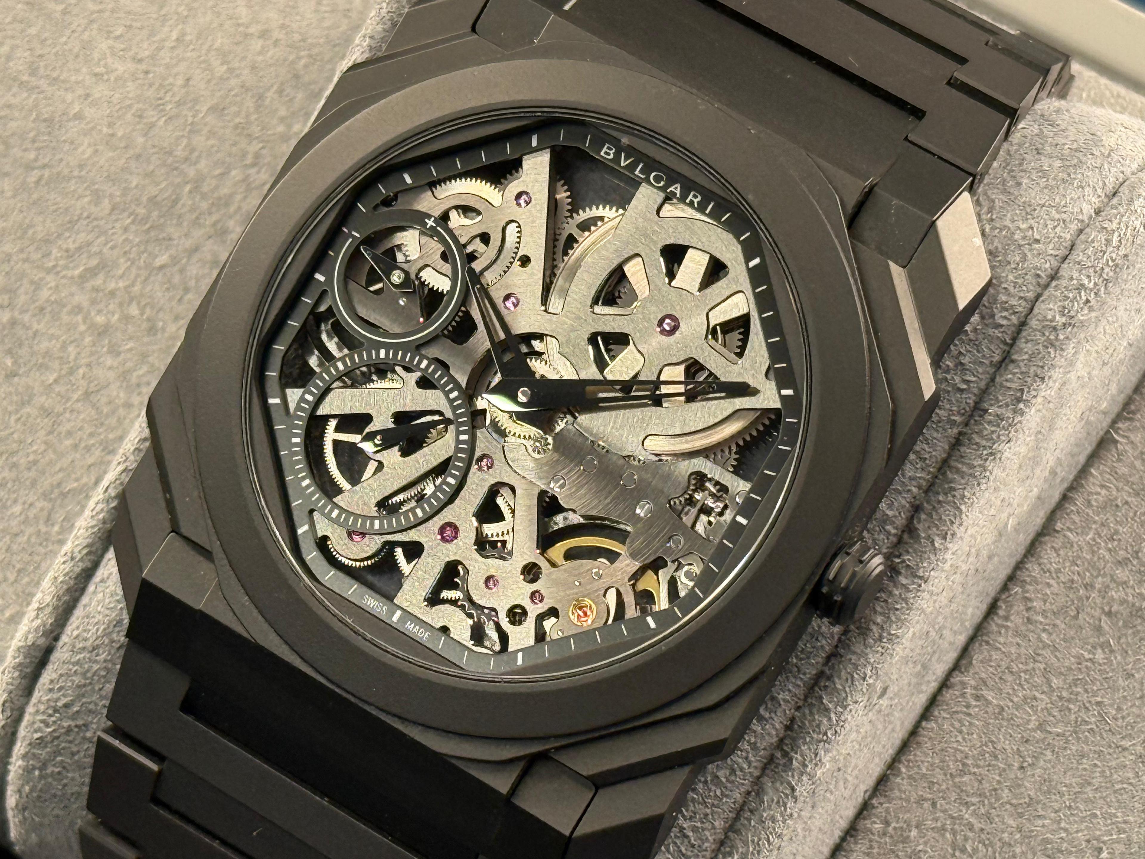 Octo Finissimo Skeleton Black Ceramic - 103126